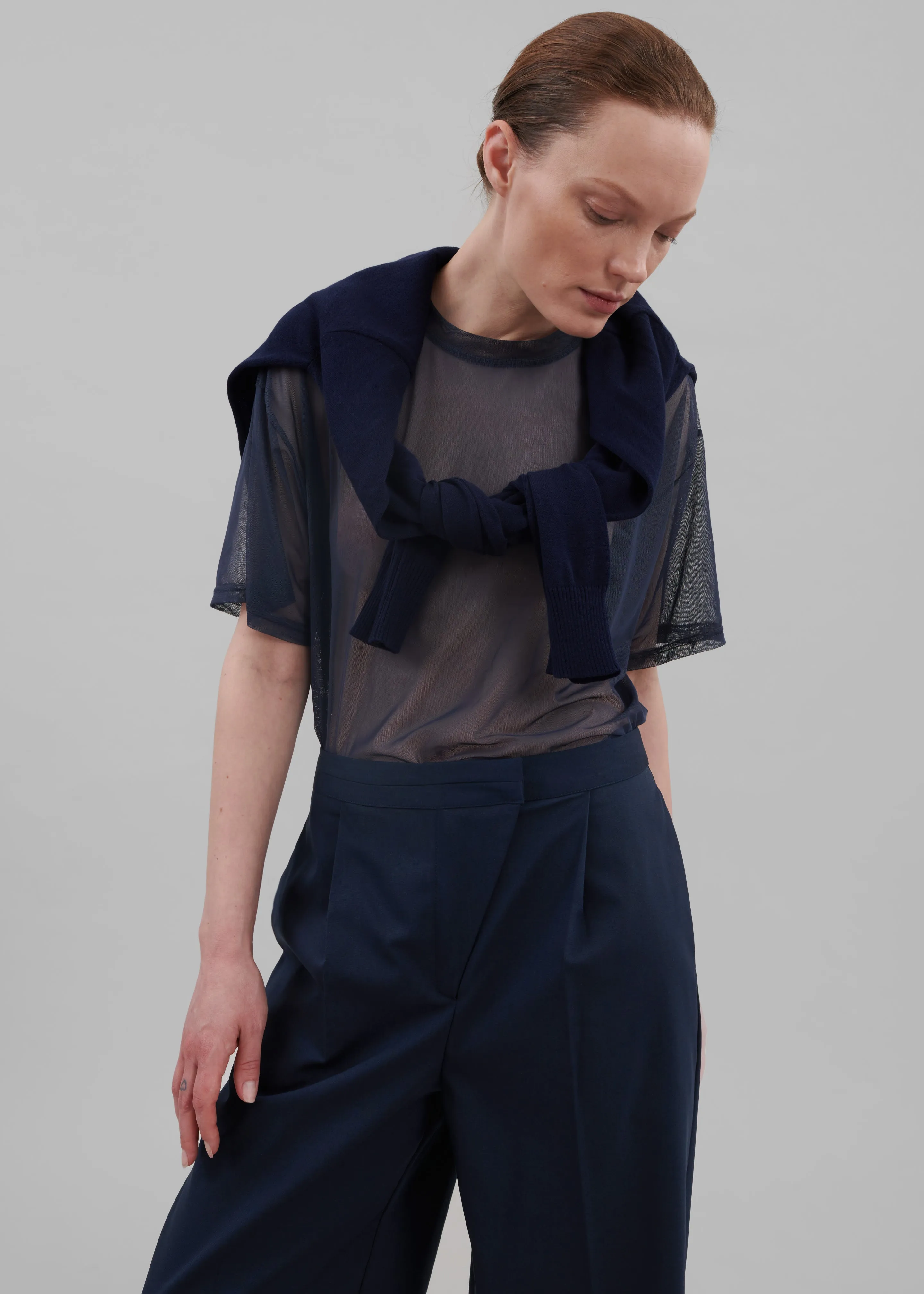 Ramy Mesh Tee - Navy sold by Frankie Shop product image thumbnail 2