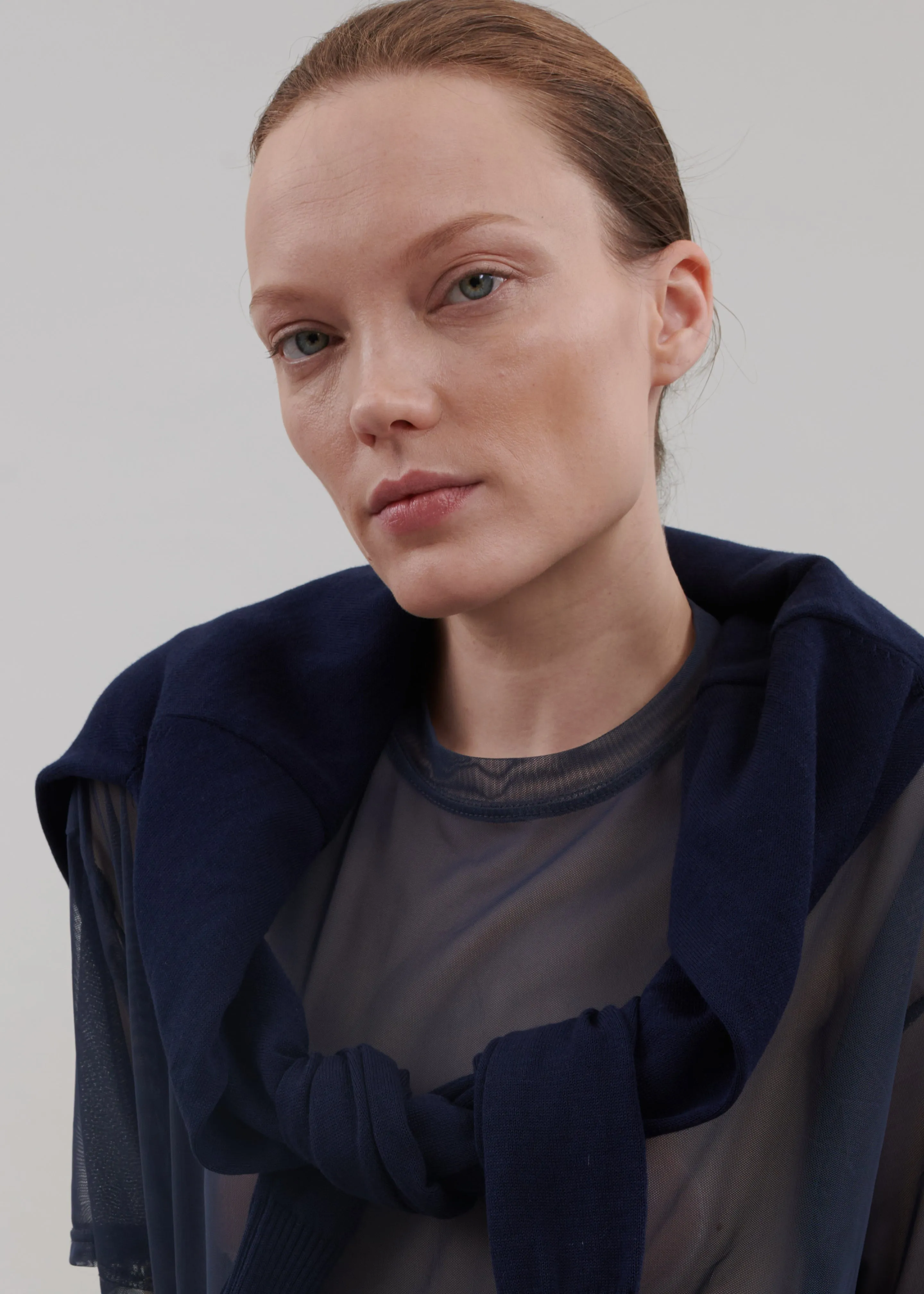 Ramy Mesh Tee - Navy sold by Frankie Shop product image thumbnail 4