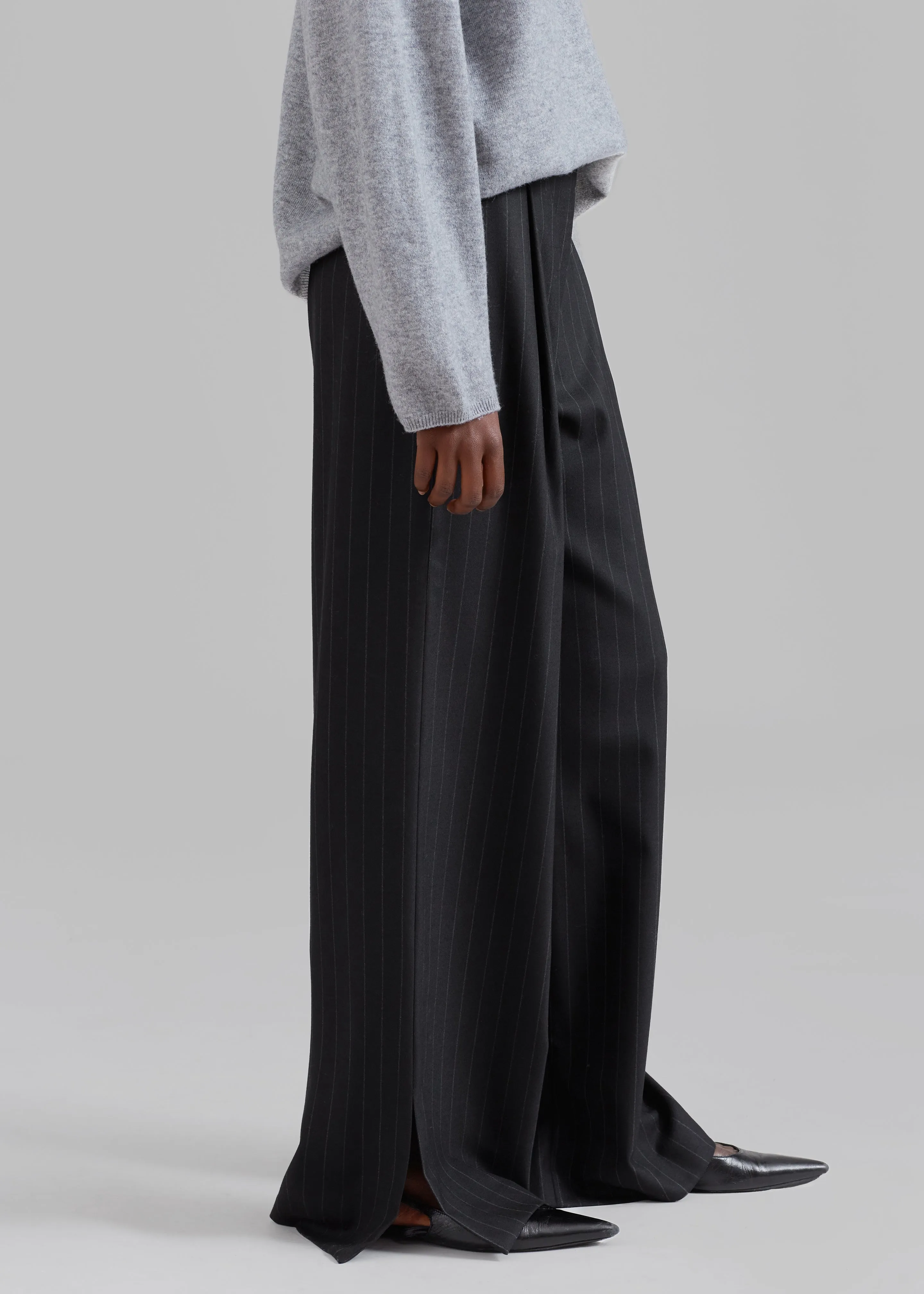 The Garment Chicago Pants - Black Pinstripe sold by Frankie Shop product image thumbnail 2