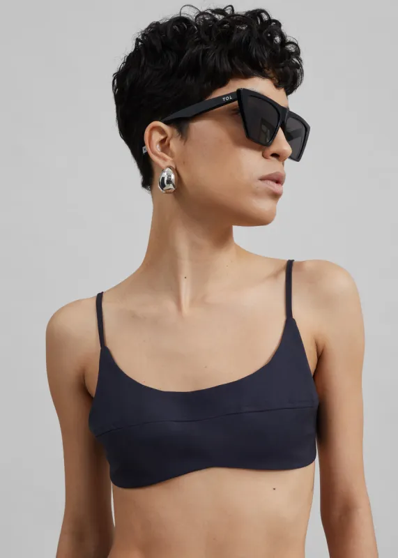 Auden Bustier Top - Charcoal sold by Frankie Shop