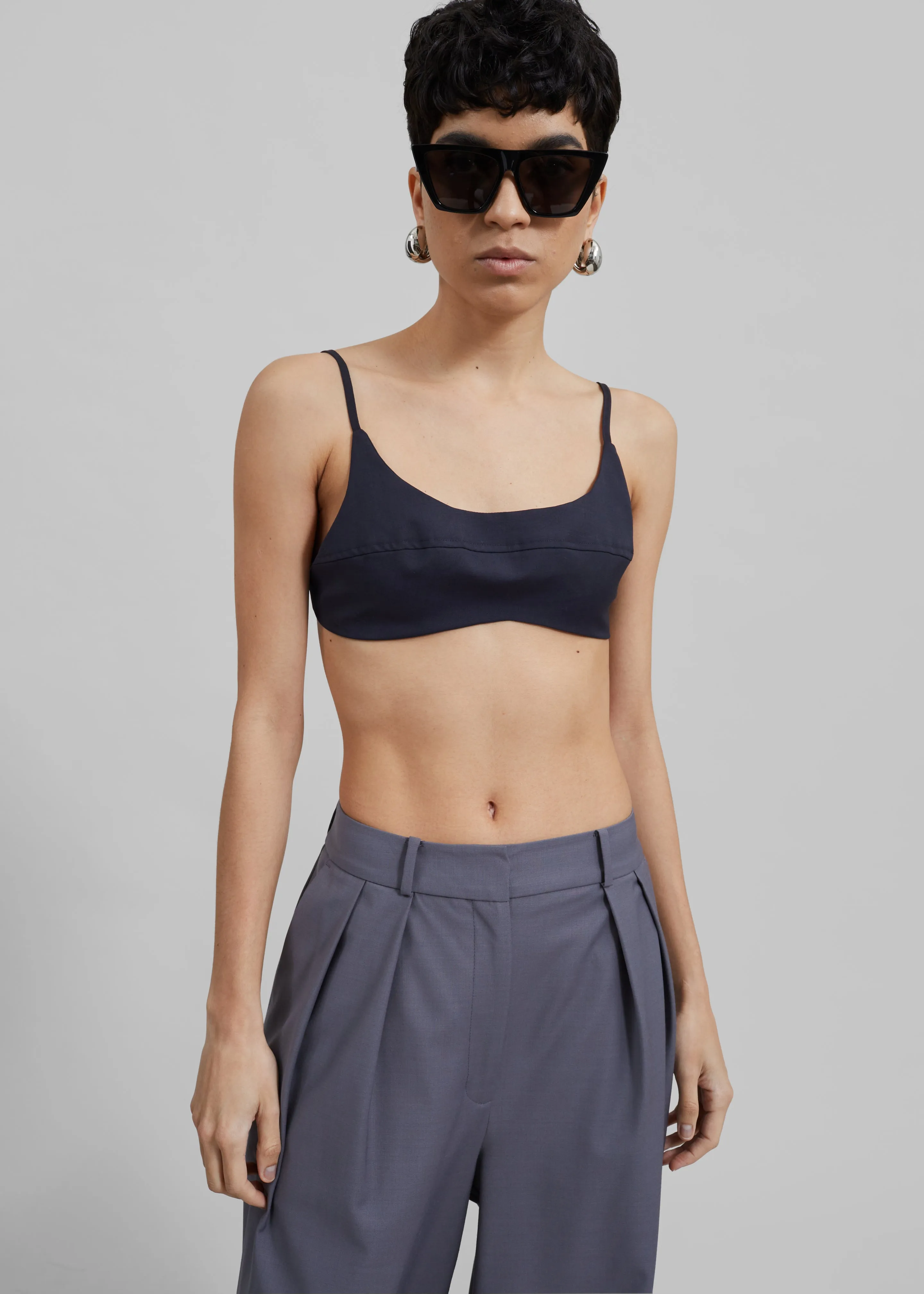 Auden Bustier Top - Charcoal sold by Frankie Shop product image thumbnail 3