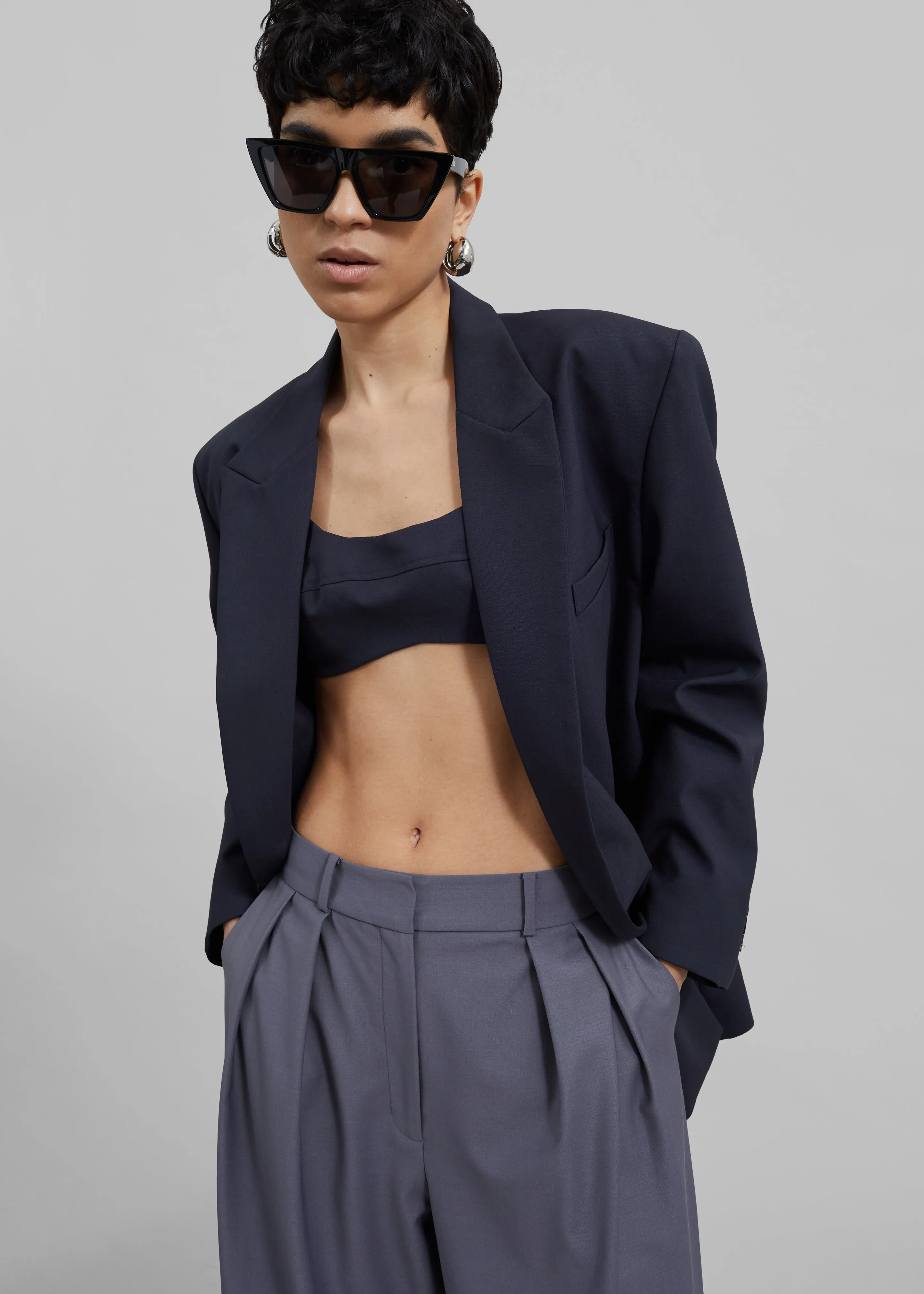 Auden Bustier Top - Charcoal sold by Frankie Shop product image thumbnail 2