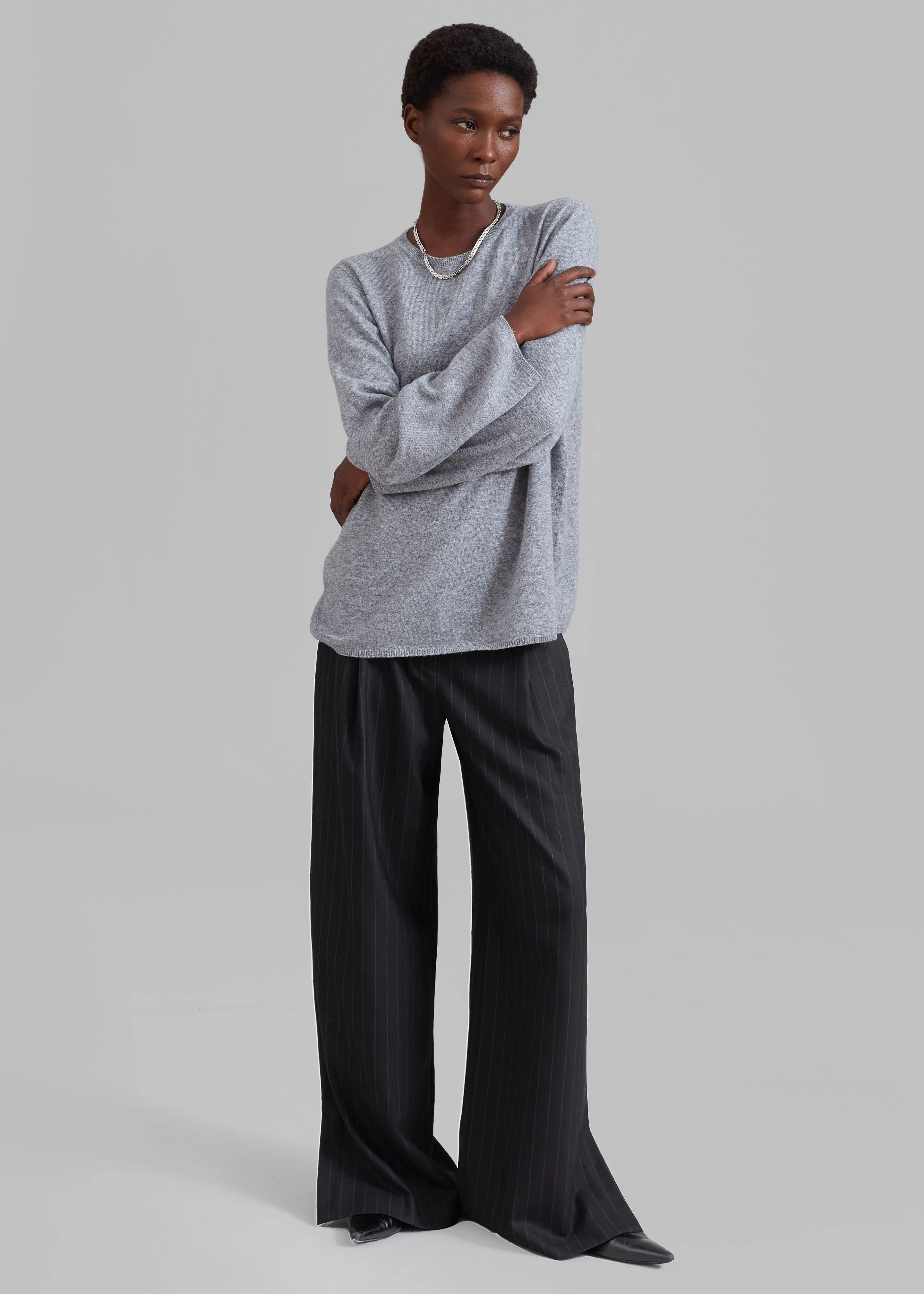 The Garment Chicago Pants - Black Pinstripe sold by Frankie Shop product image thumbnail 5