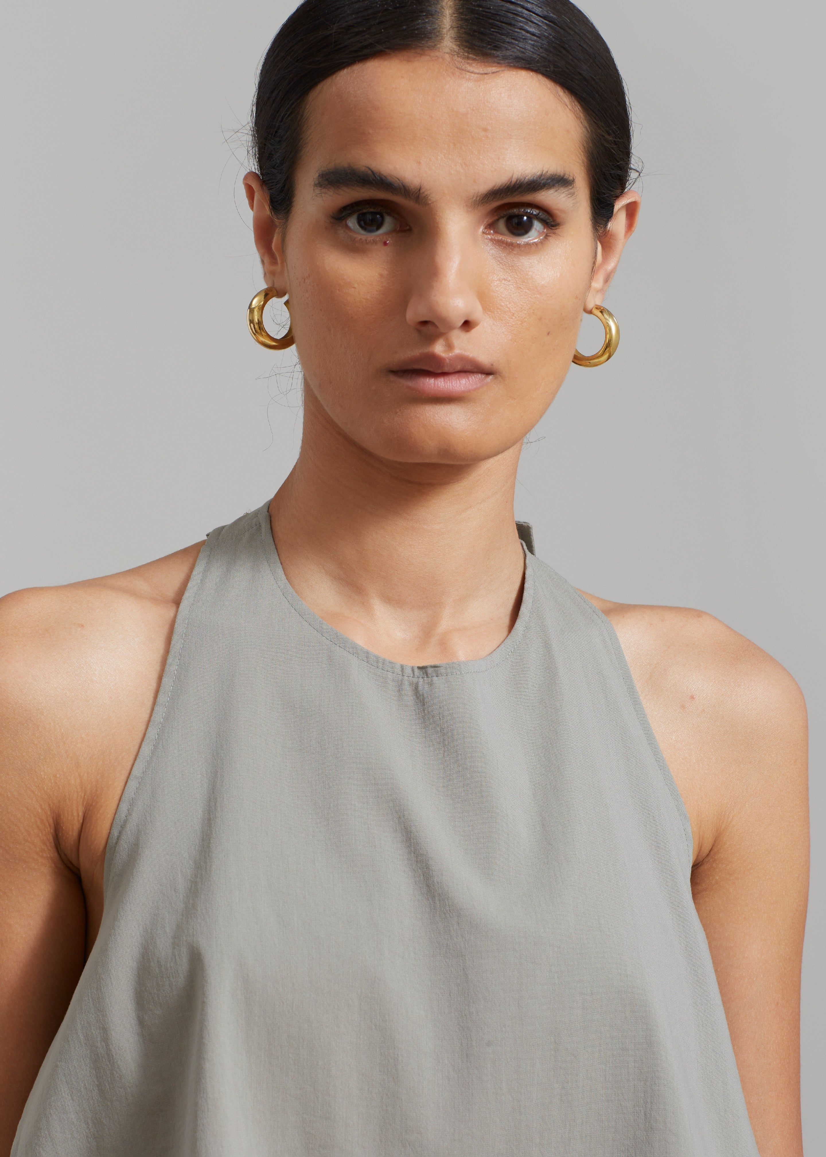 Irene Halter Neck Blouse - Slate Green sold by Frankie Shop product image thumbnail 5