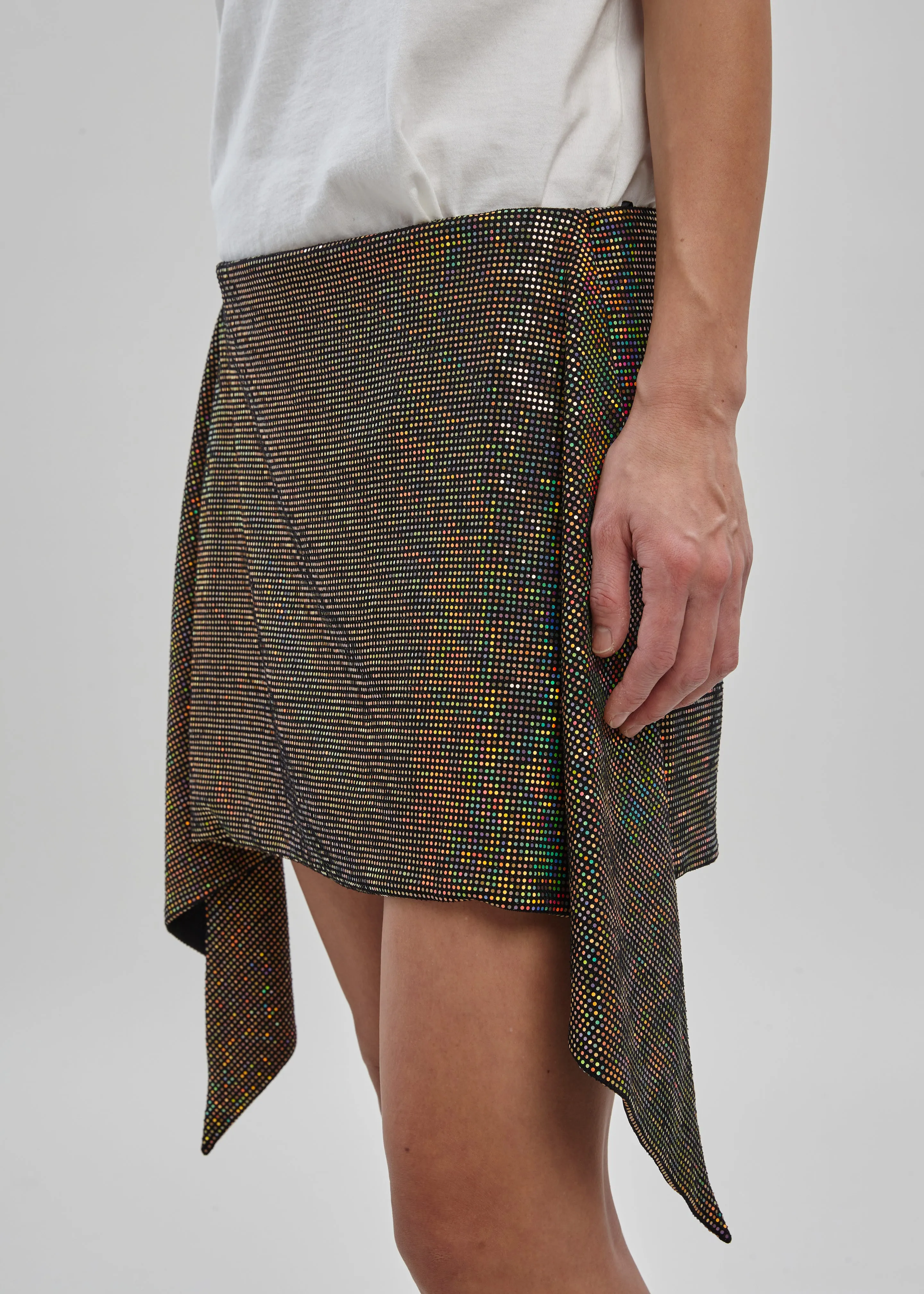 Puppets and Puppets Asymmetrical Mini Skirt - Black sold by Frankie Shop product image thumbnail 2