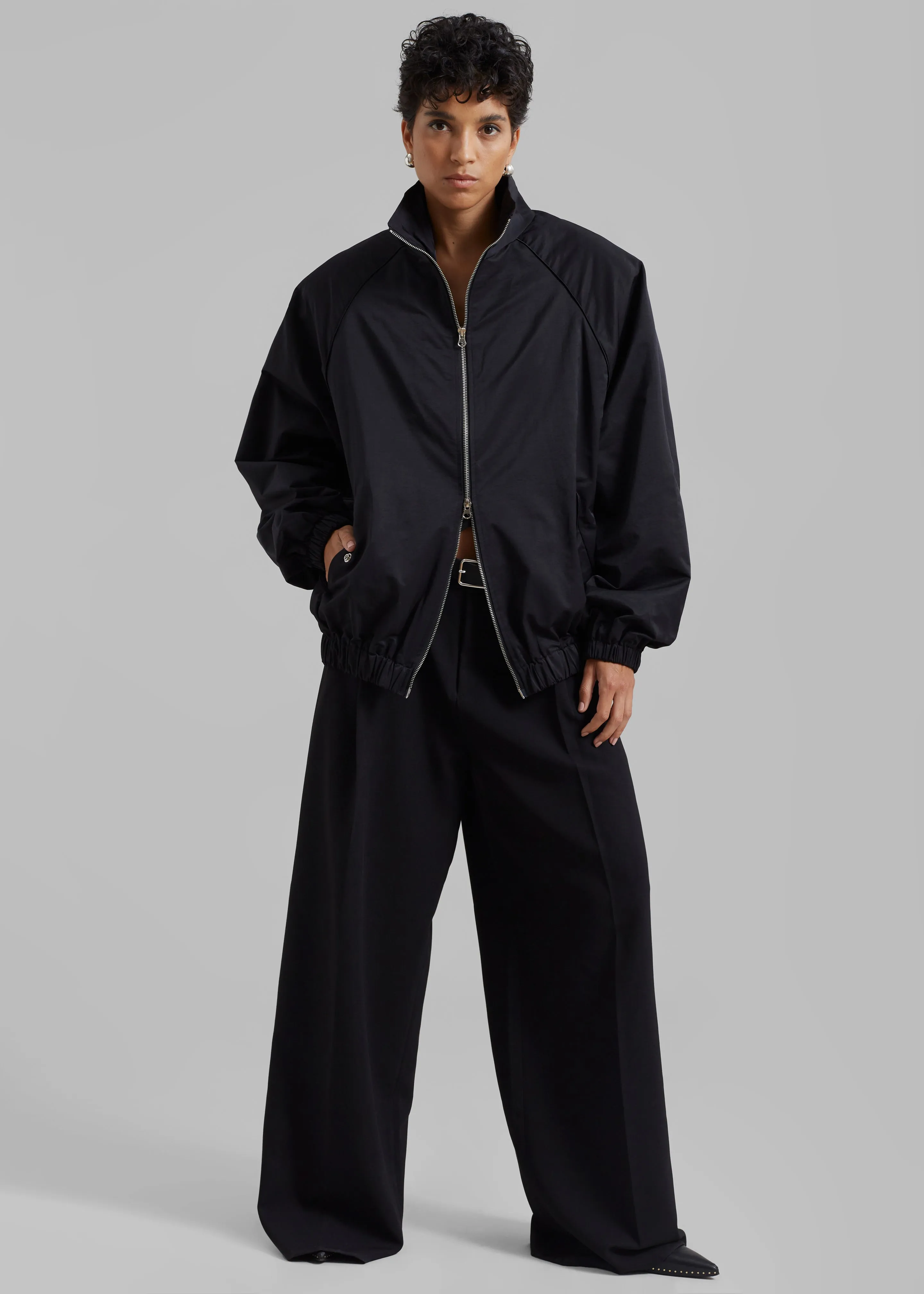 Carlisle Light Jacket - Black sold by Frankie Shop product image thumbnail 3