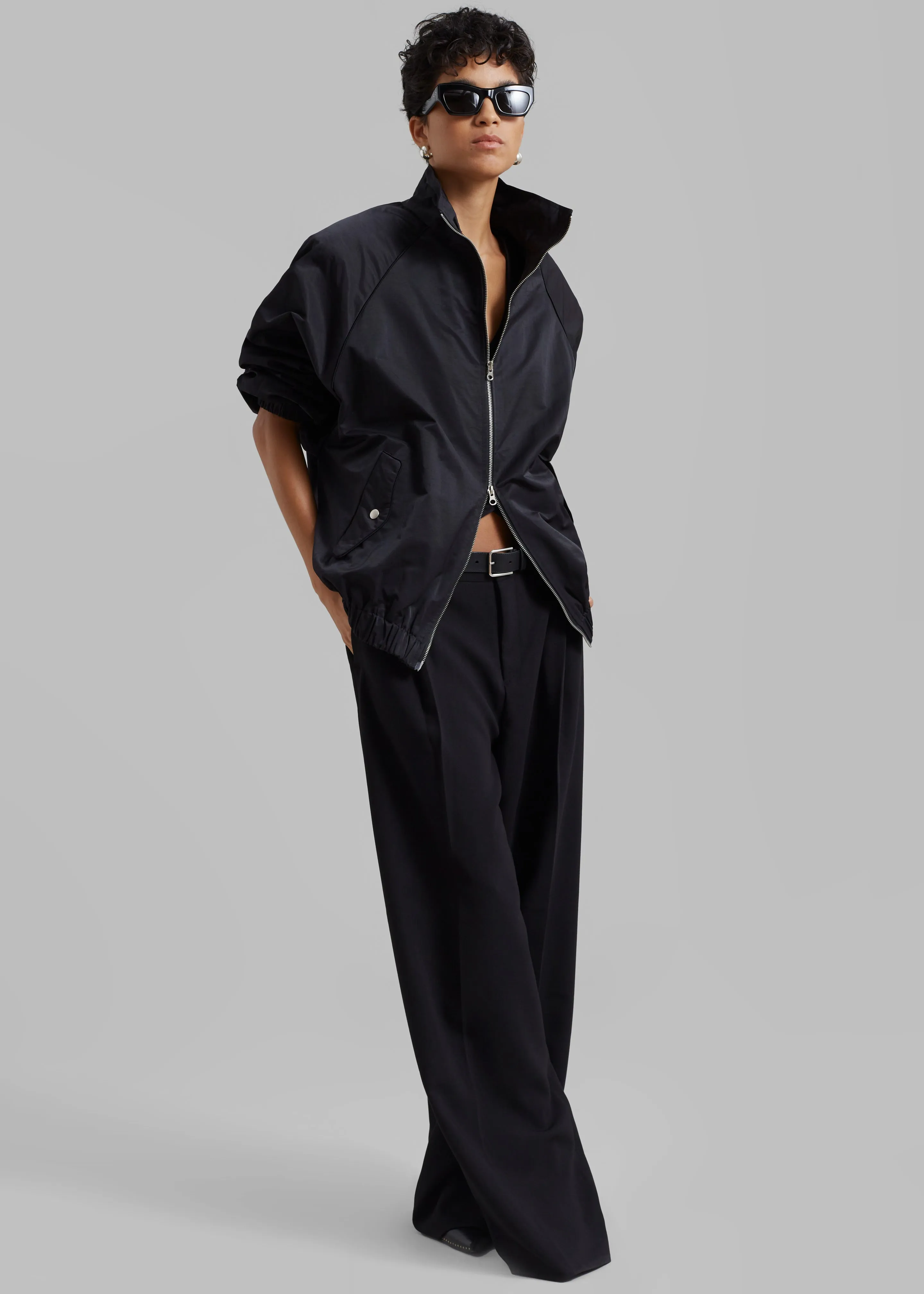 Carlisle Light Jacket - Black sold by Frankie Shop product image thumbnail 4