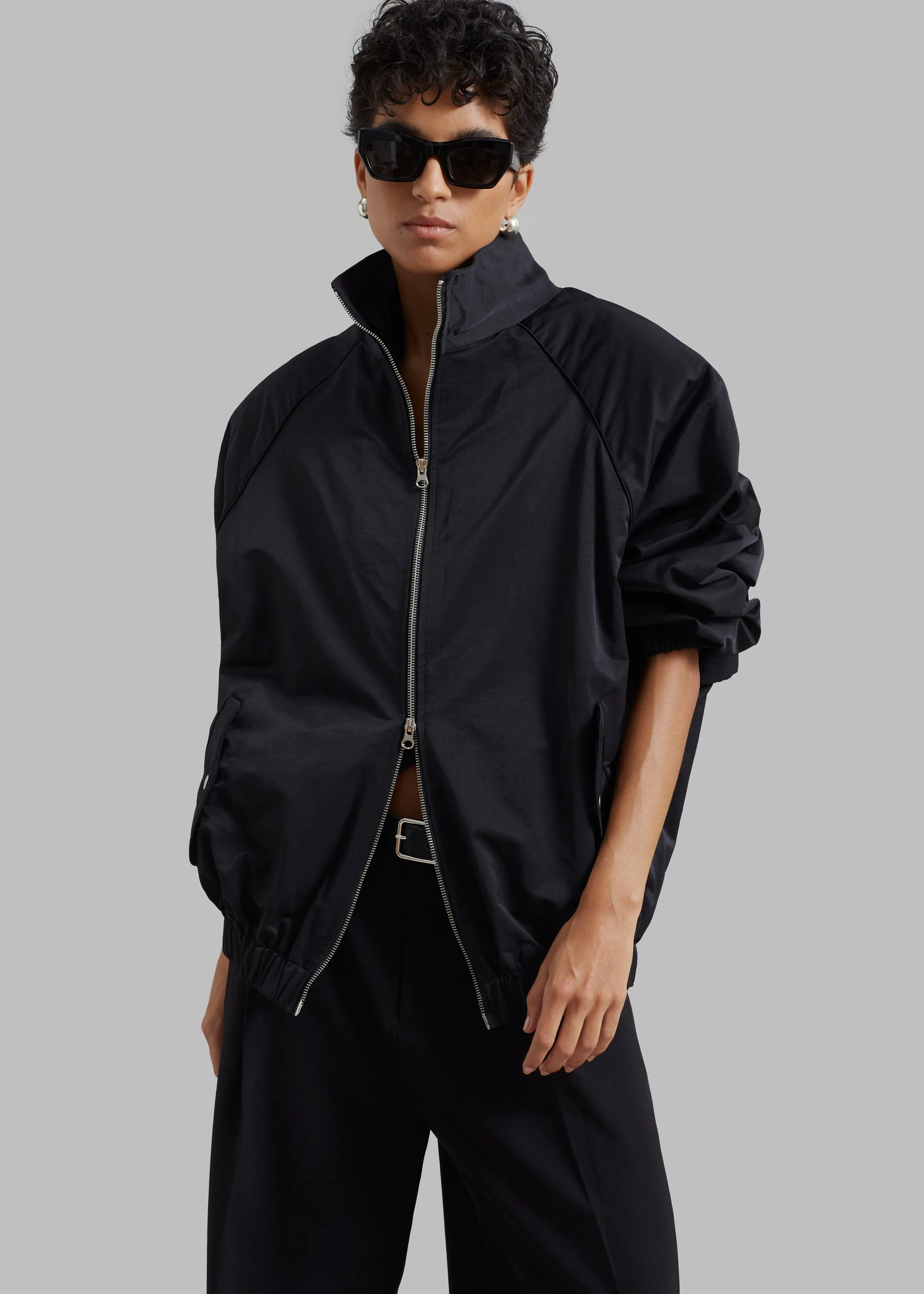 Carlisle Light Jacket - Black sold by Frankie Shop product image thumbnail 5