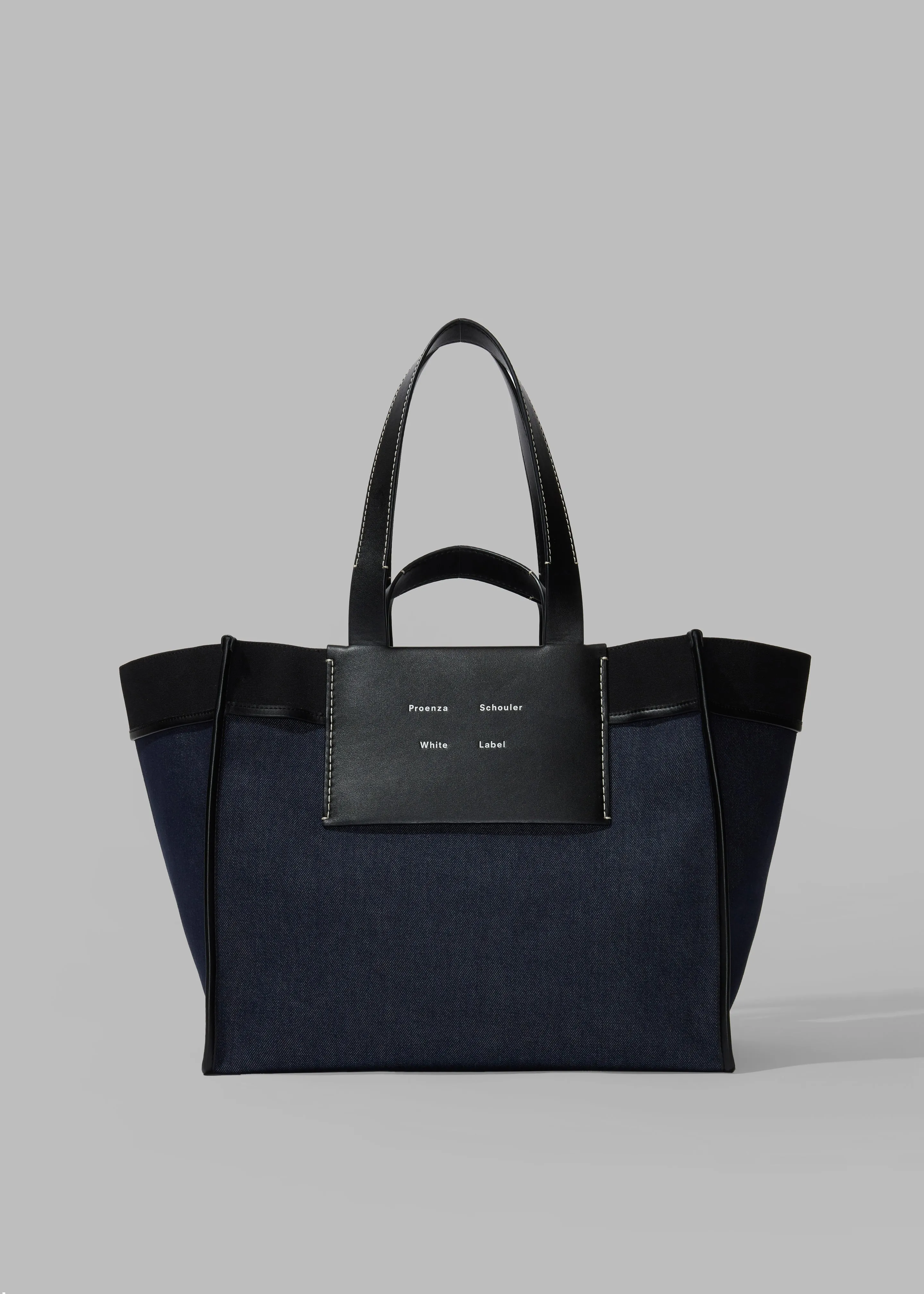 Proenza Schouler White Label XL Denim Morris Tote - Indigo sold by Frankie Shop