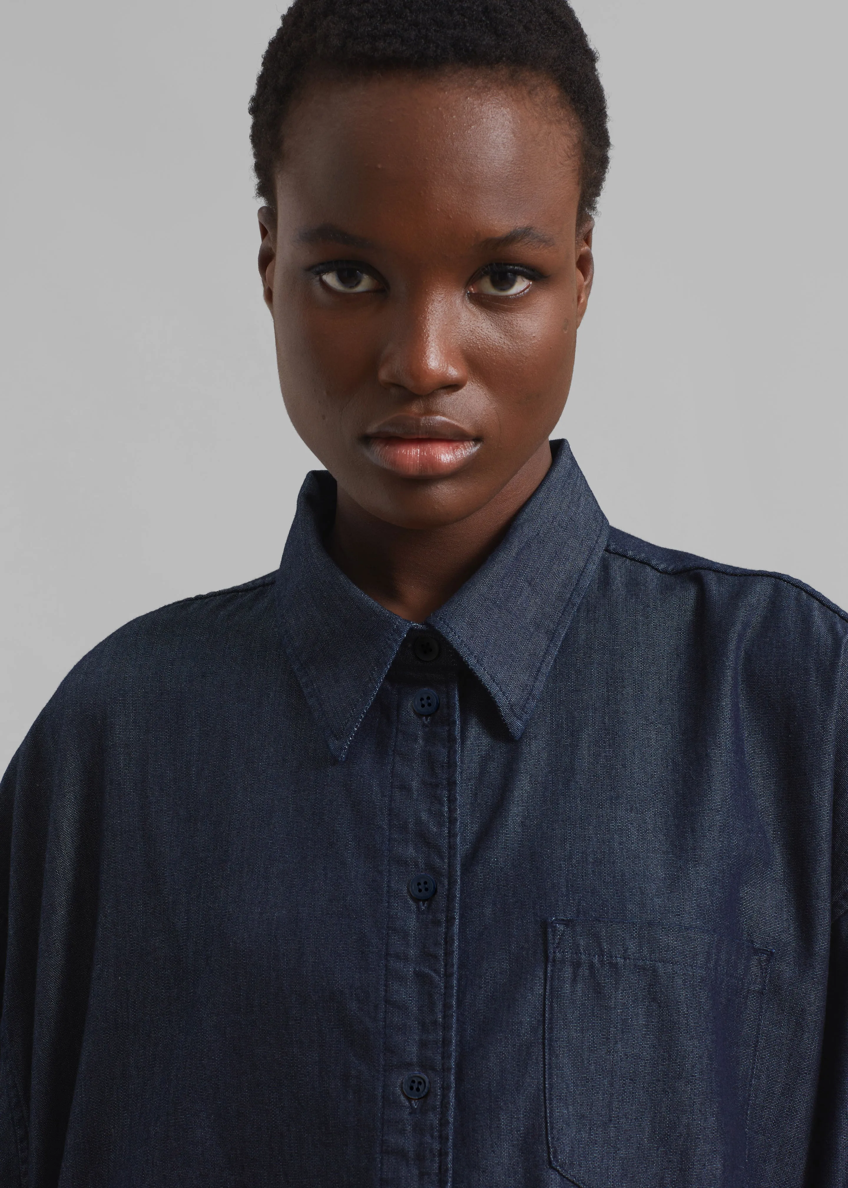 Wren Denim Romper - Raw Wash sold by Frankie Shop product image thumbnail 5