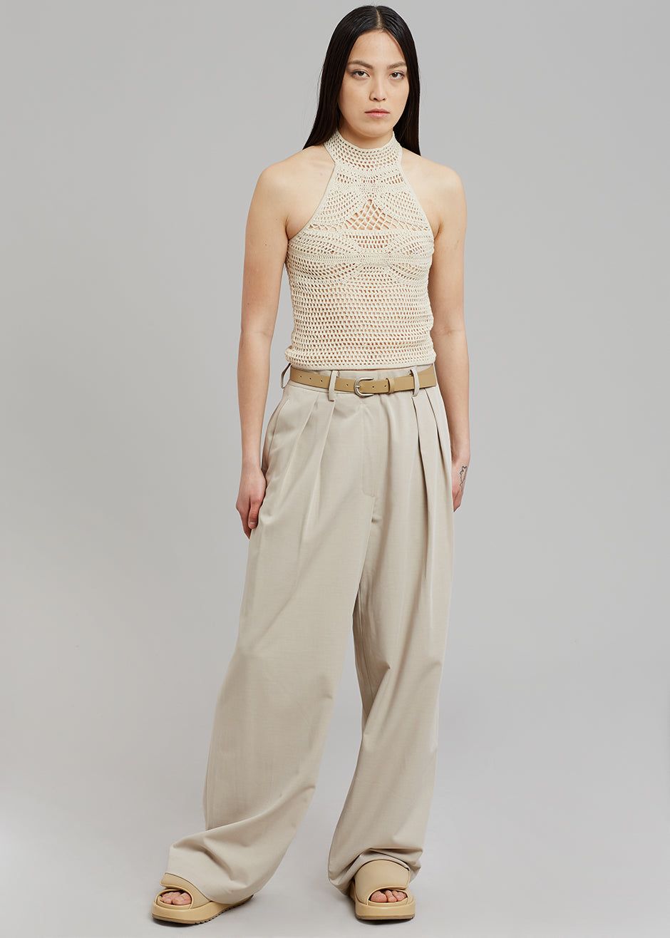 The Garment Egypt Crochet Tank Top - Toast sold by Frankie Shop product image thumbnail 5