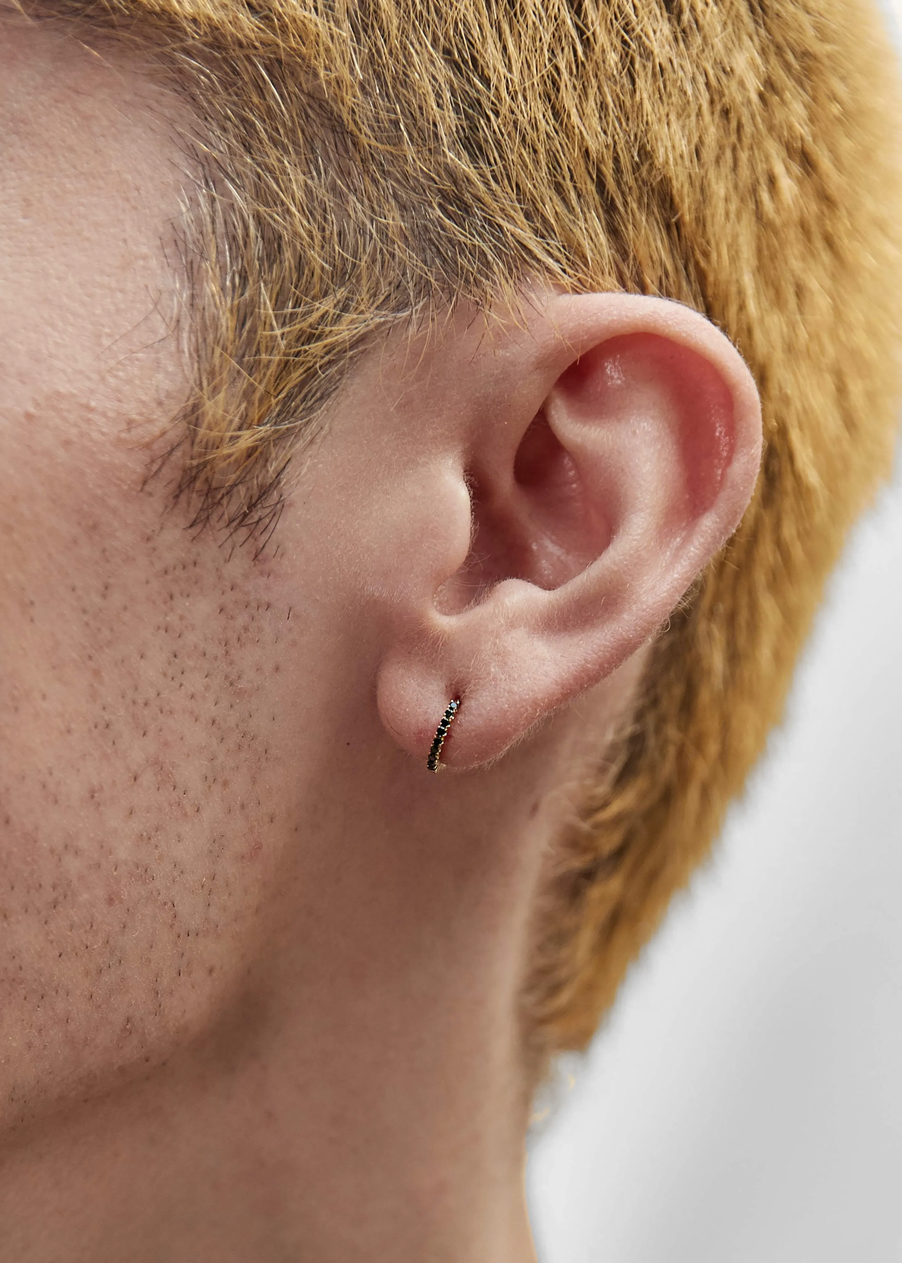 Otiumberg Black Diamond Huggie Hoop sold by Frankie Shop product image thumbnail 5