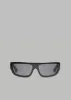 Port Tanger Bodi Sunglasses - Black Acetate/Black Lens sold by Frankie Shop