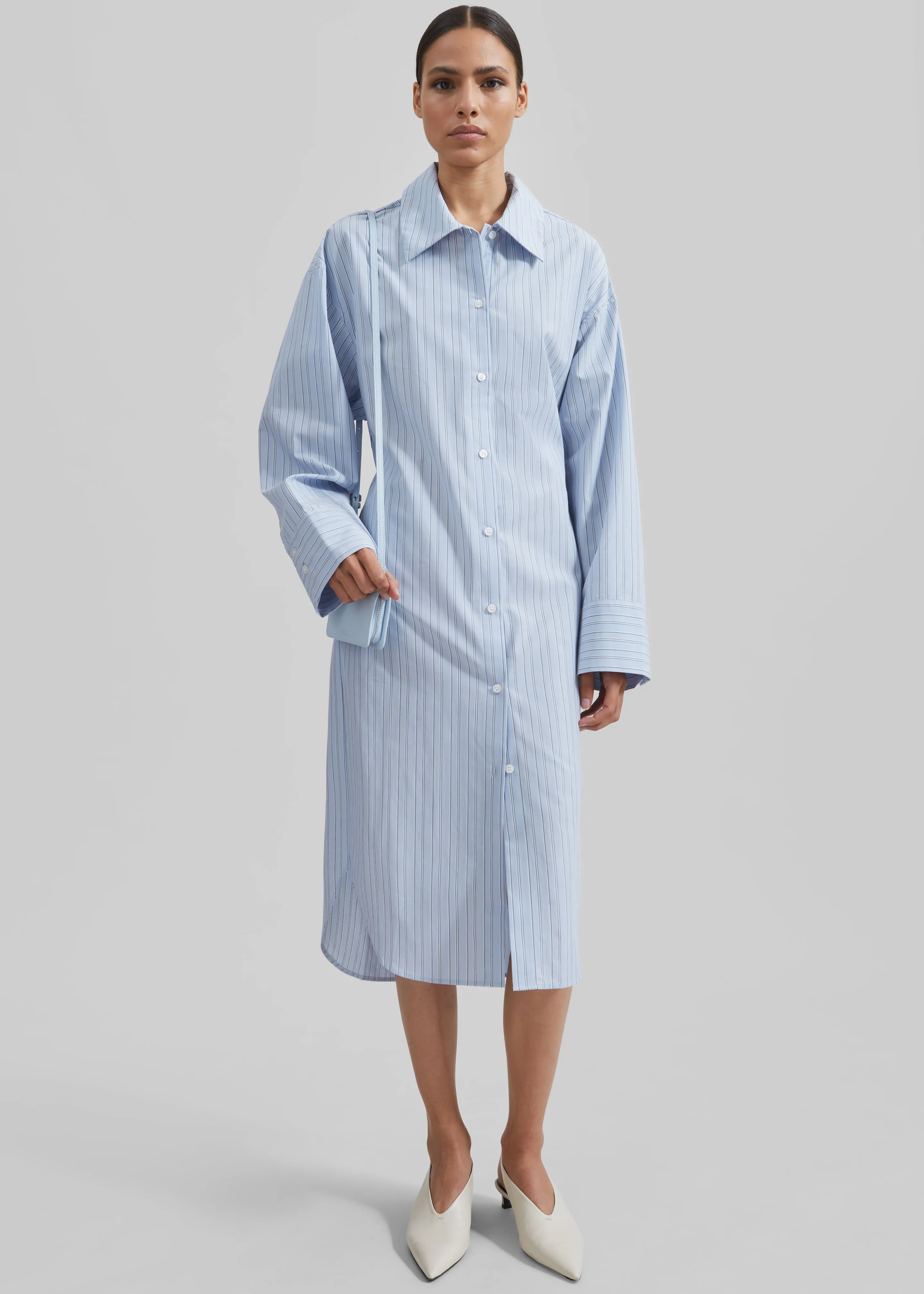 Samsøe Samsøe Sacata Dress - Brunnera Blue Small St sold by Frankie Shop product image thumbnail 2