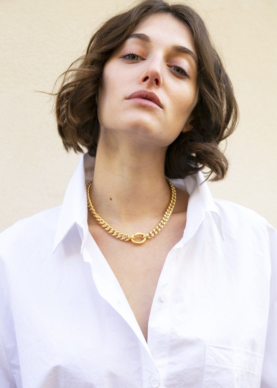 Laura Lombardi Presa Chain Necklace - Gold | Parallel