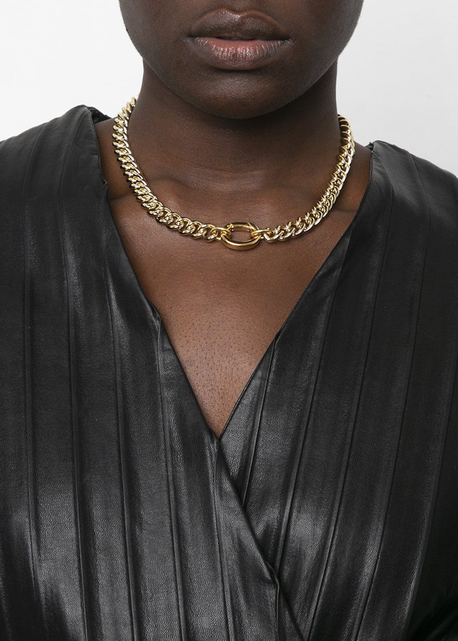 Laura Lombardi Presa Chain Necklace - Gold | Parallel