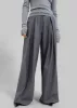 Noor Wide Pants - Grey sold by Frankie Shop