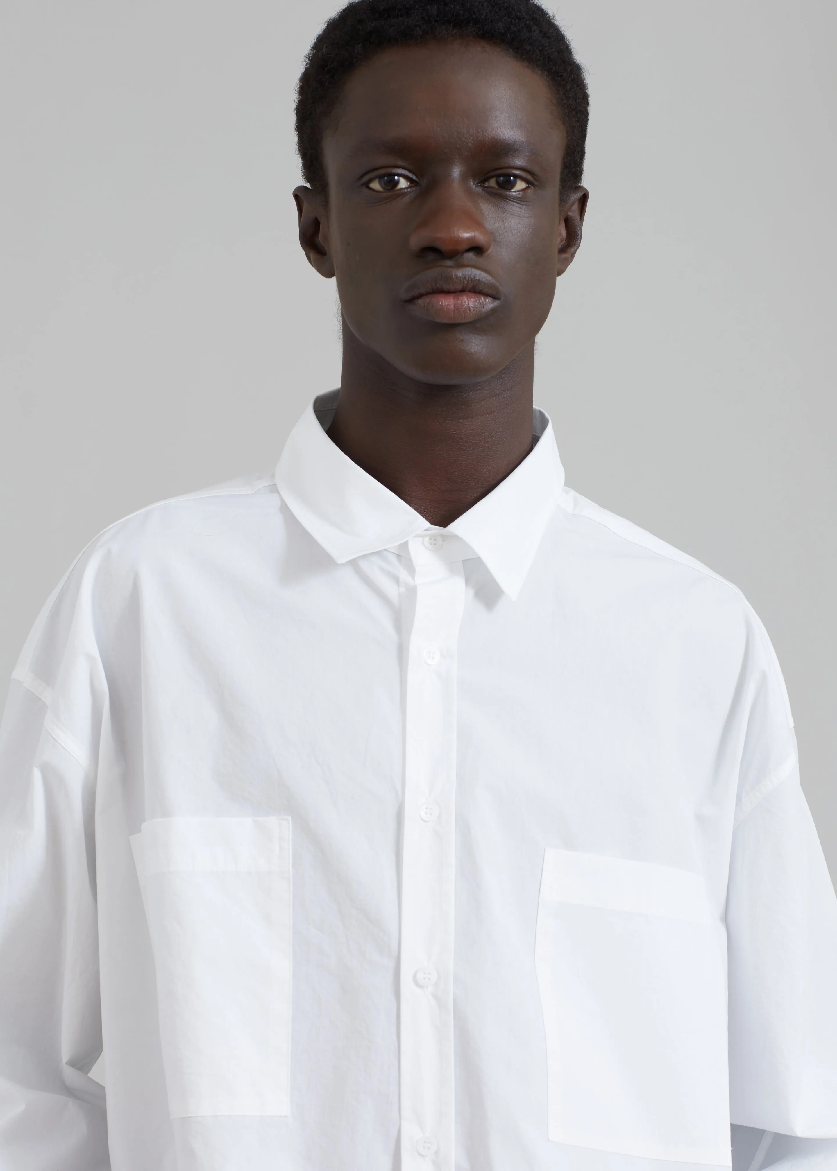 Gus Oversized Shirt - White sold by Frankie Shop product image thumbnail 3