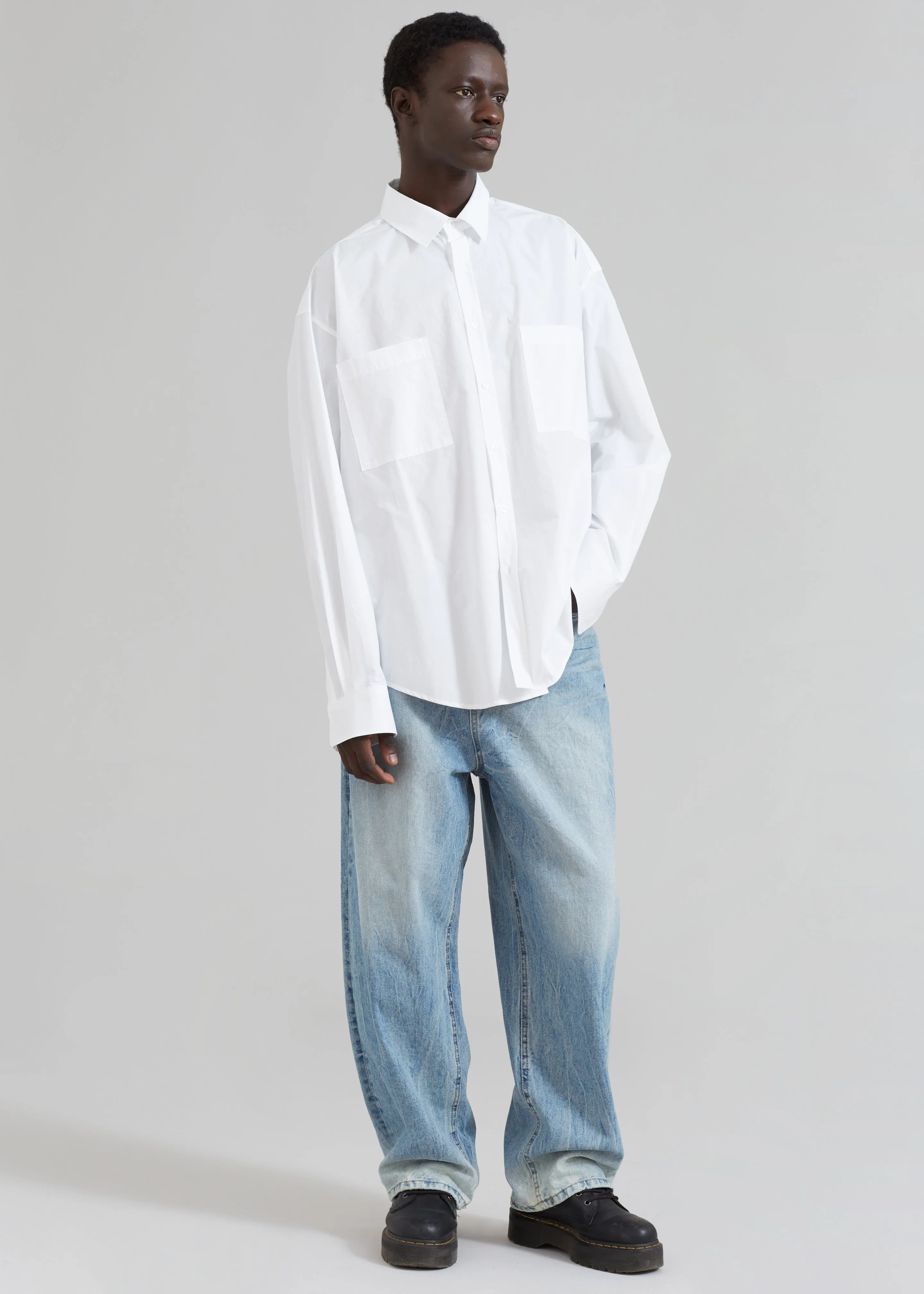 Gus Oversized Shirt - White sold by Frankie Shop product image thumbnail 2