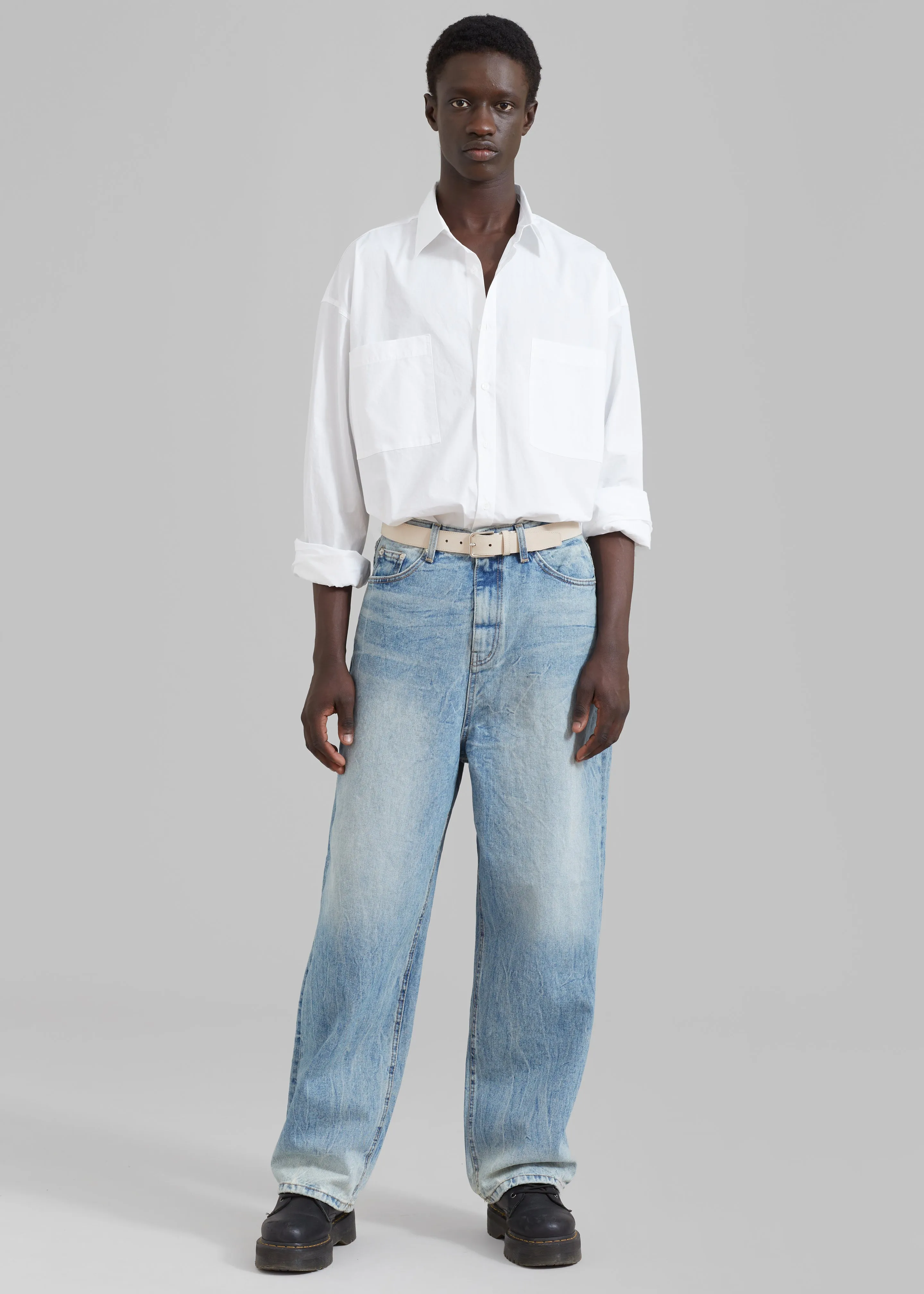 Gus Oversized Shirt - White sold by Frankie Shop product image thumbnail 5
