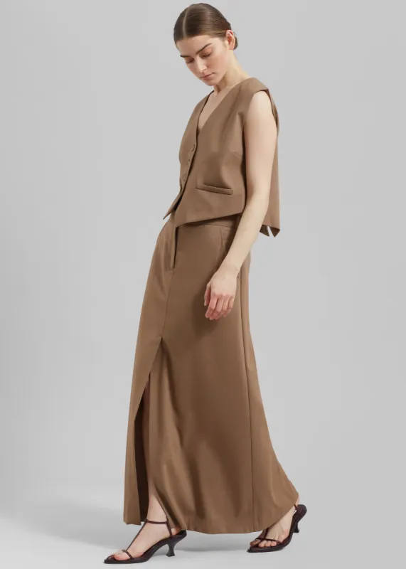 Solaqua The Clemence Skirt - Crème sold by Frankie Shop