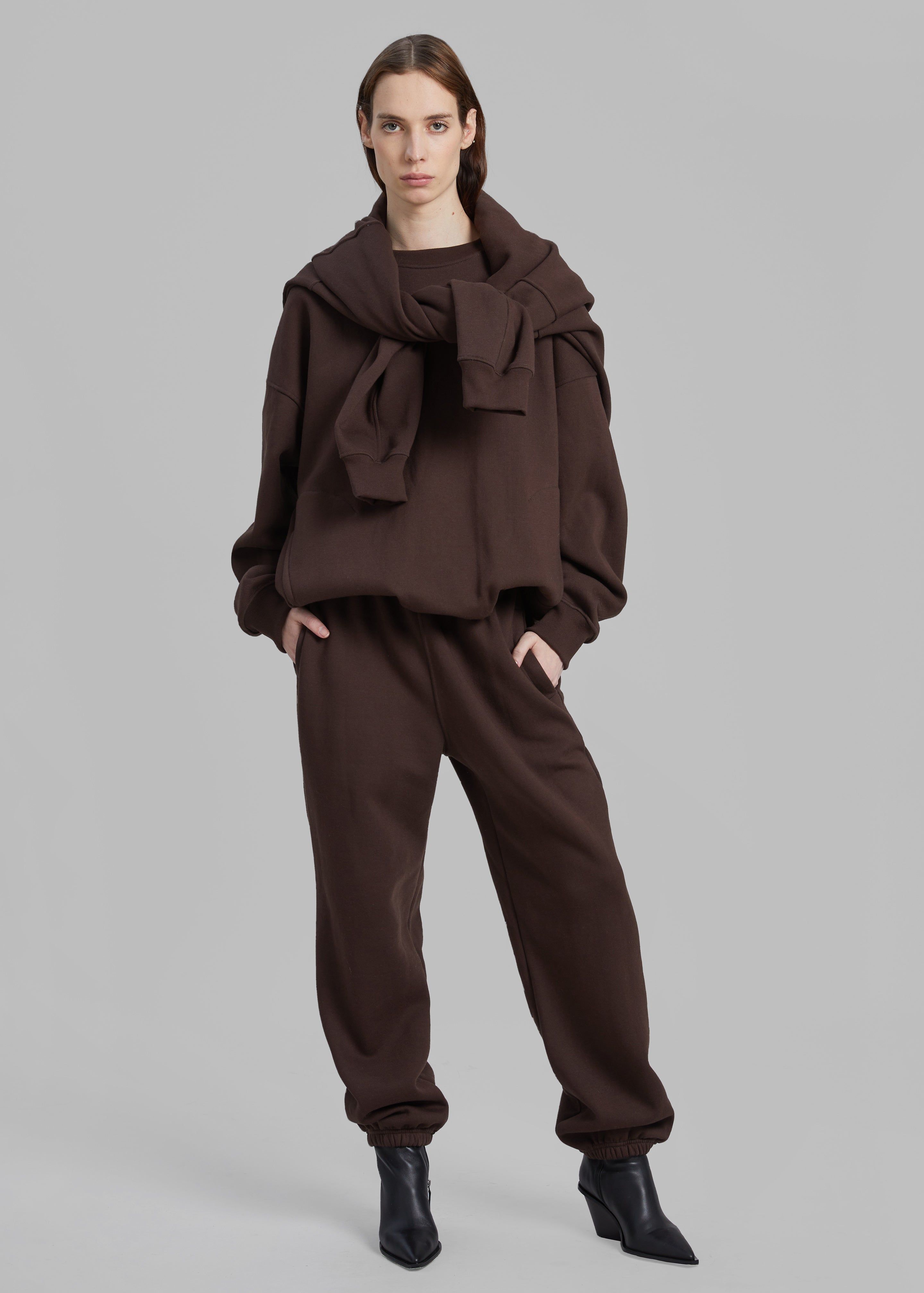 Hoops Joggers - Chocolate Plum sold by Frankie Shop product image thumbnail 4