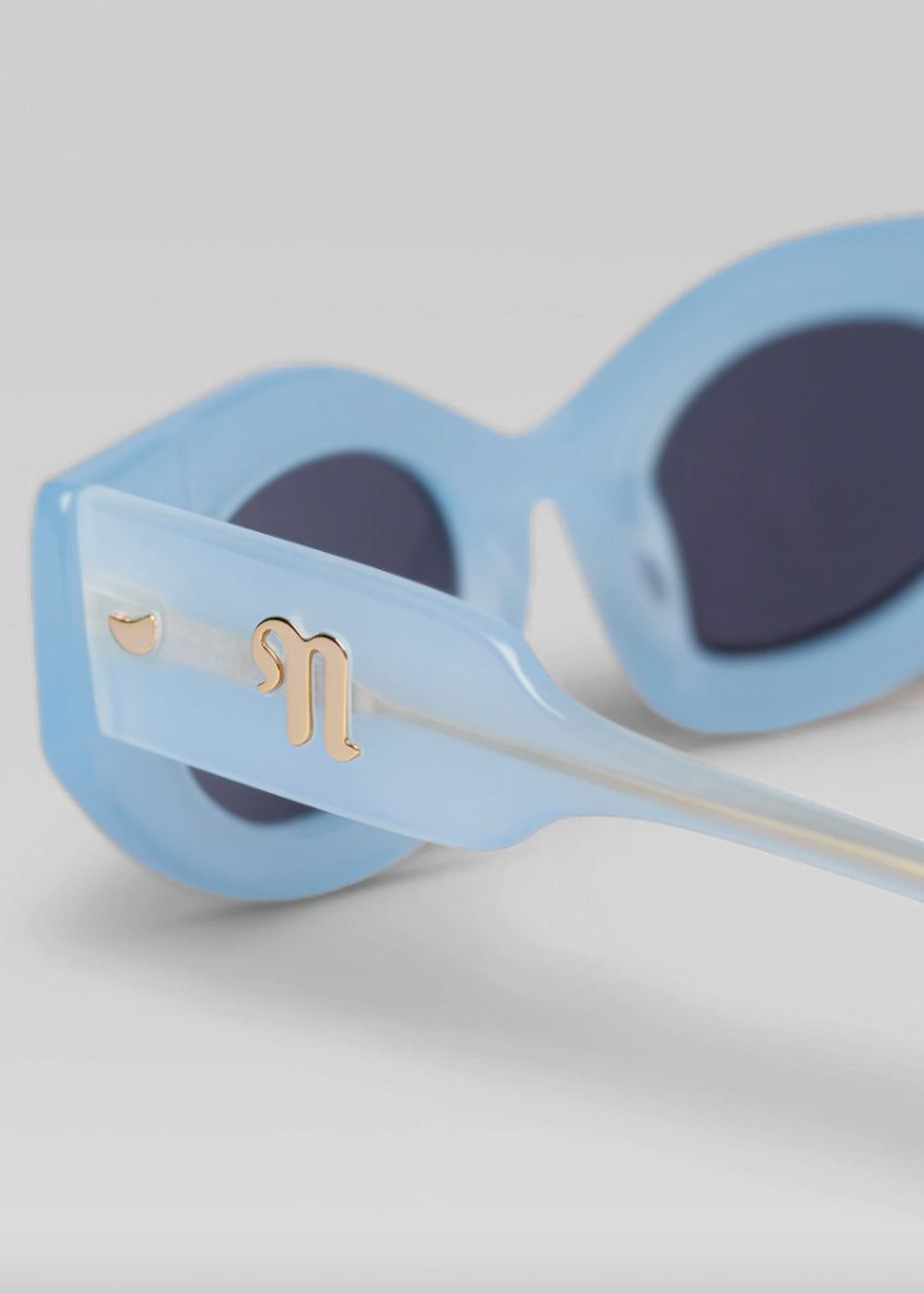 Nanushka Leonie Bio Plastic Sunglasses - Blue sold by Frankie Shop product image thumbnail 3