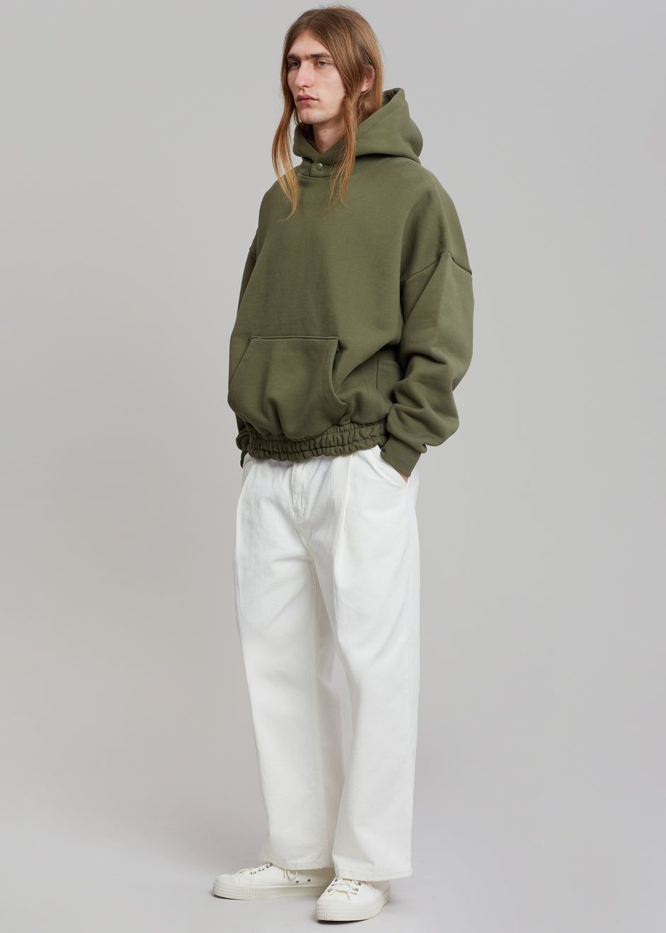 Gene Hoodie - Dark Olive sold by Frankie Shop product image thumbnail 4