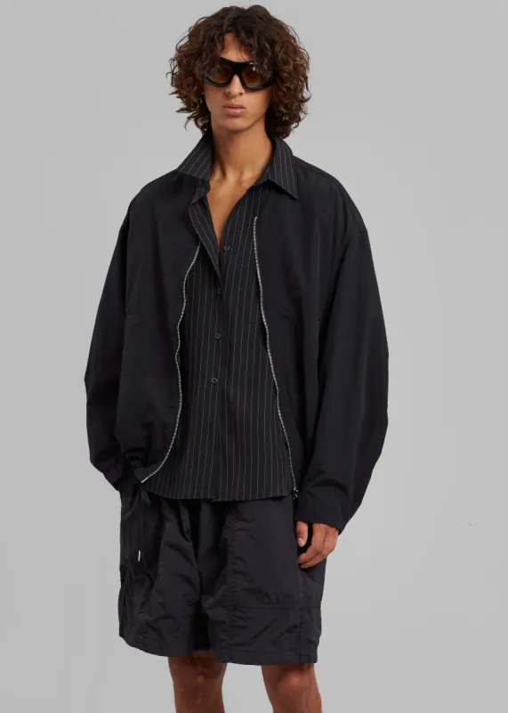 Arel Zipper Jacket - Black sold by Frankie Shop