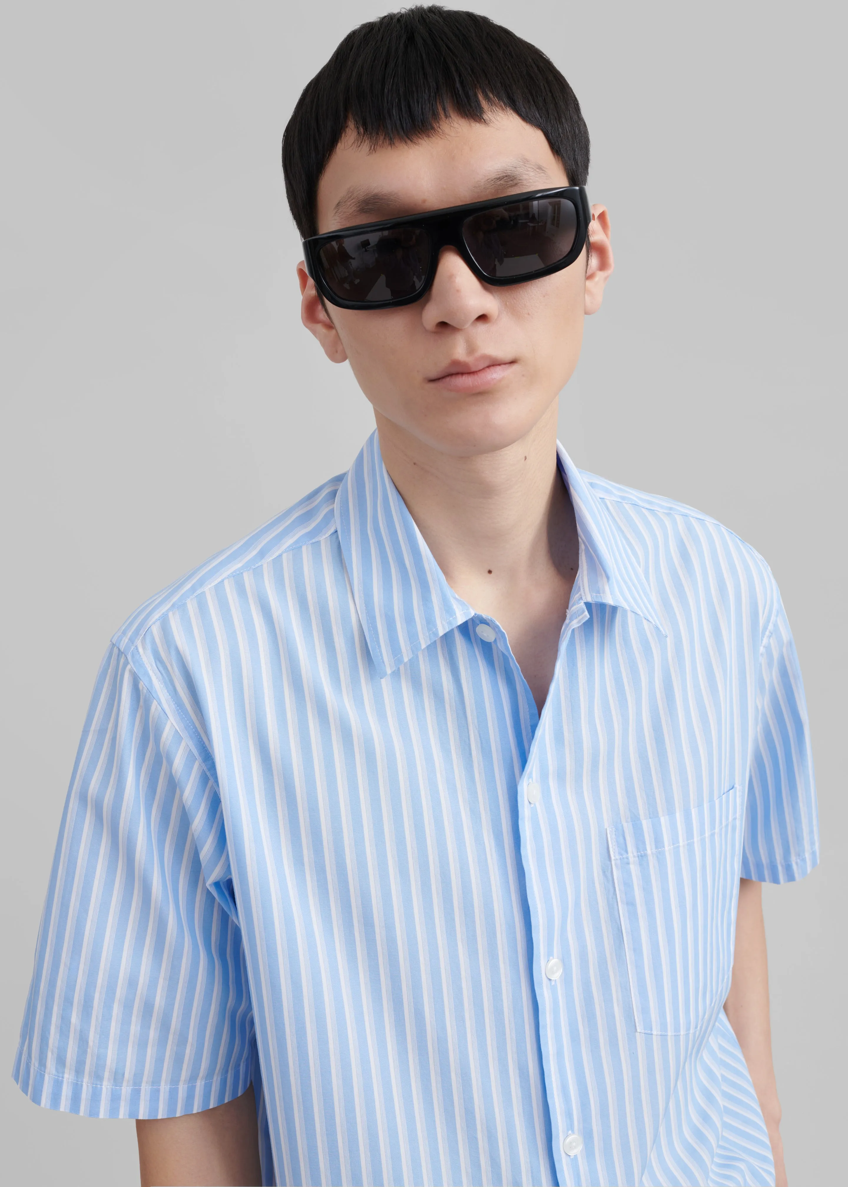 Samsøe Samsøe Saayo P Shirt - Blue St sold by Frankie Shop product image thumbnail 2