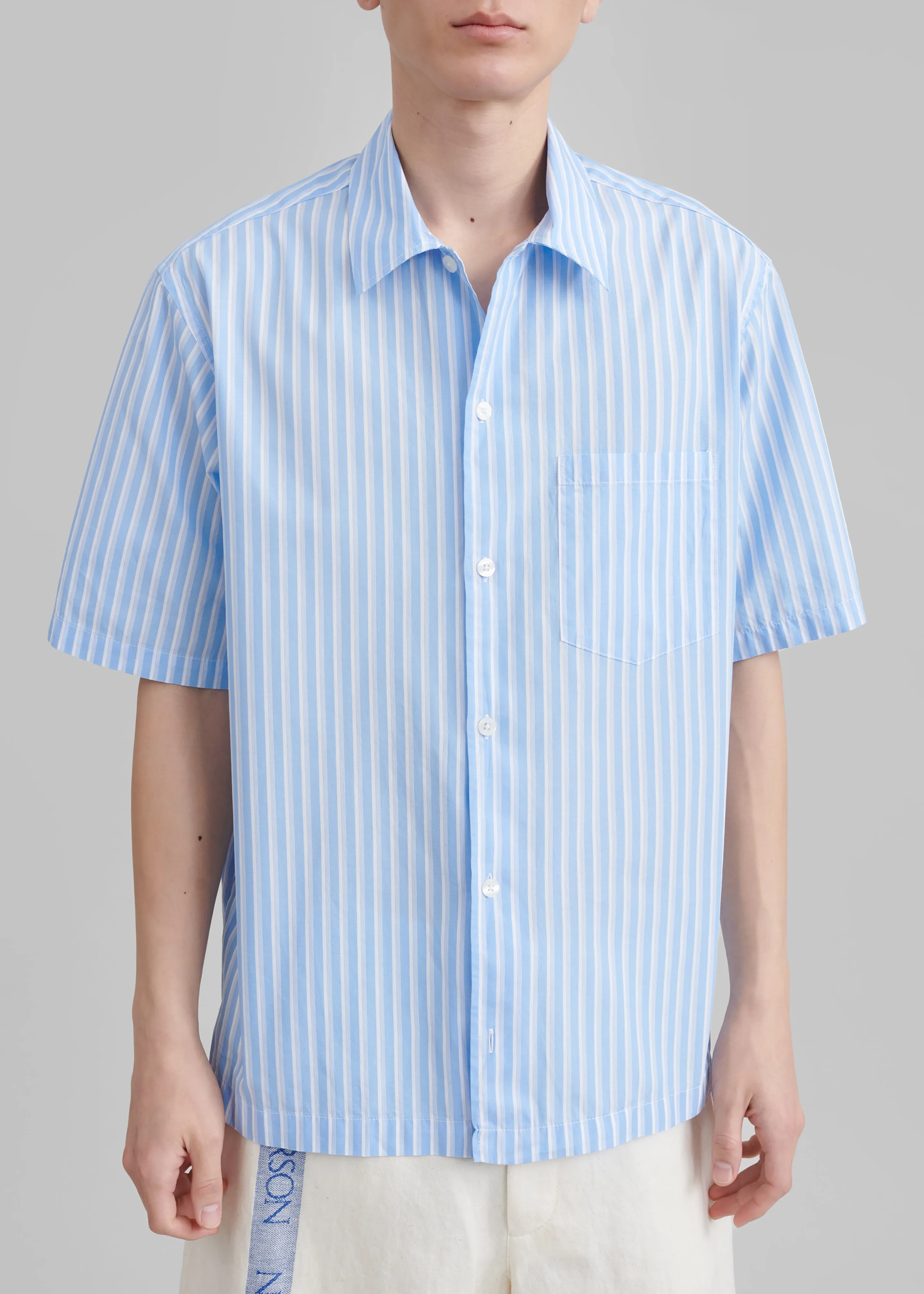 Samsøe Samsøe Saayo P Shirt - Blue St sold by Frankie Shop product image thumbnail 4