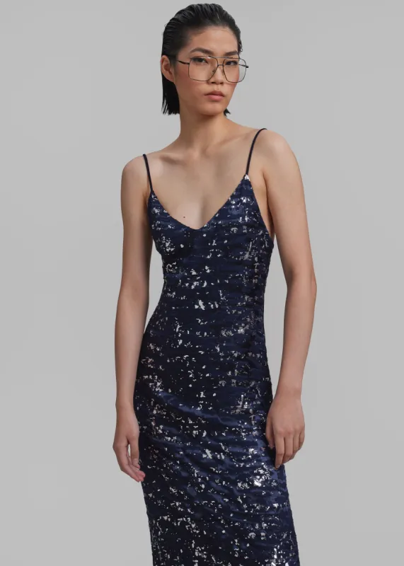 Samsøe Samsøe Sally Dress - Inkwell made by Frankie Shop