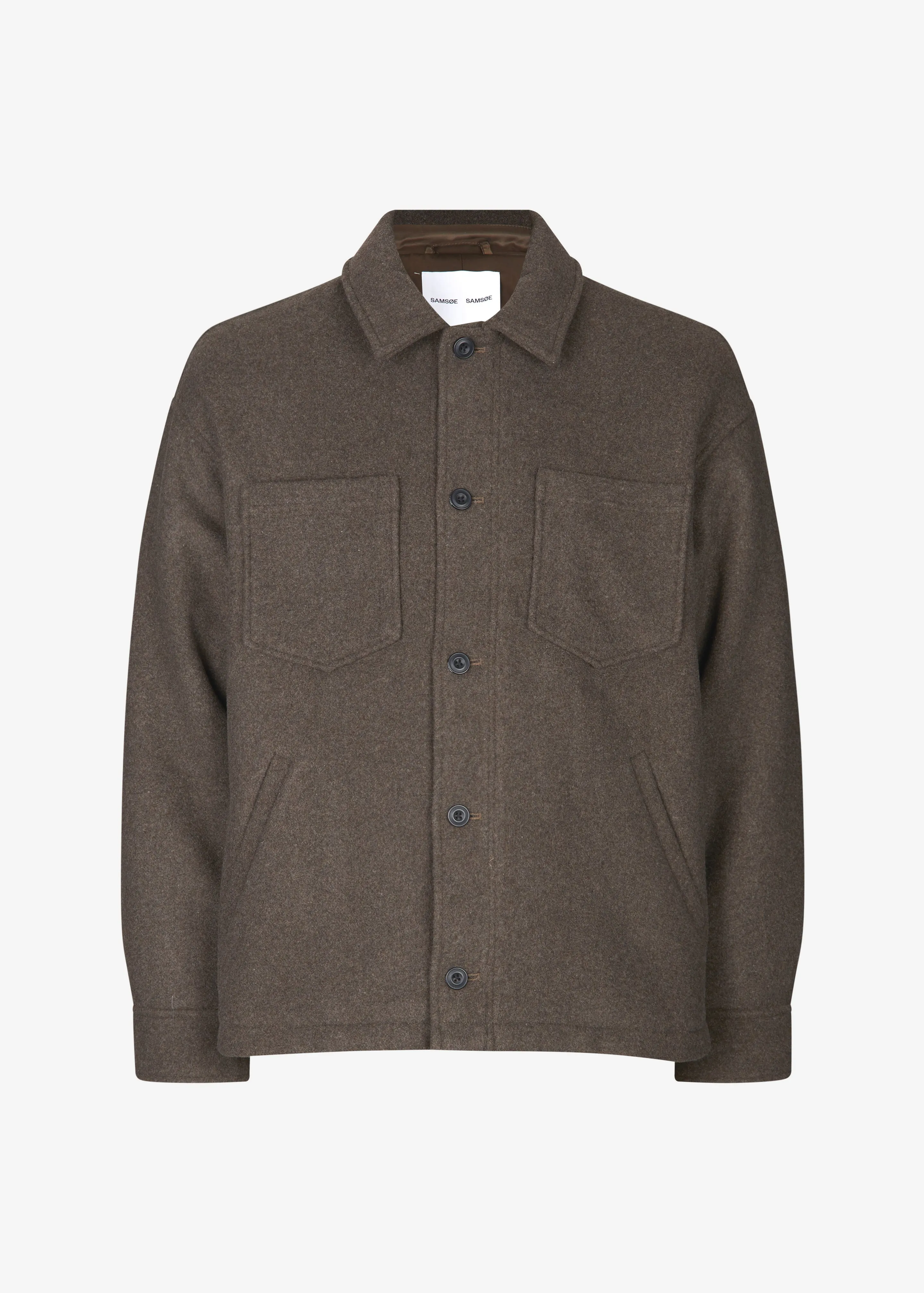 Samsøe Samsøe Pally Shirt Jacket - Crocodile sold by Frankie Shop product image thumbnail 5
