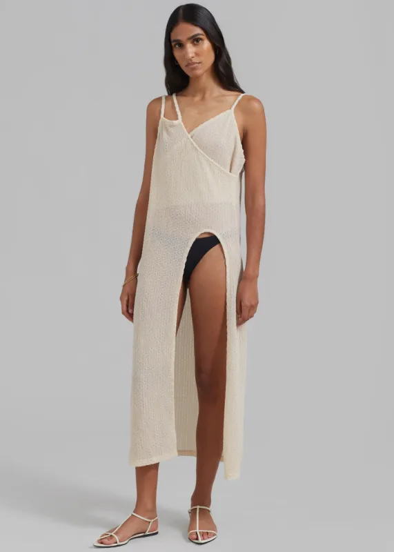 Cali Crochet Dress - Cream sold by Frankie Shop