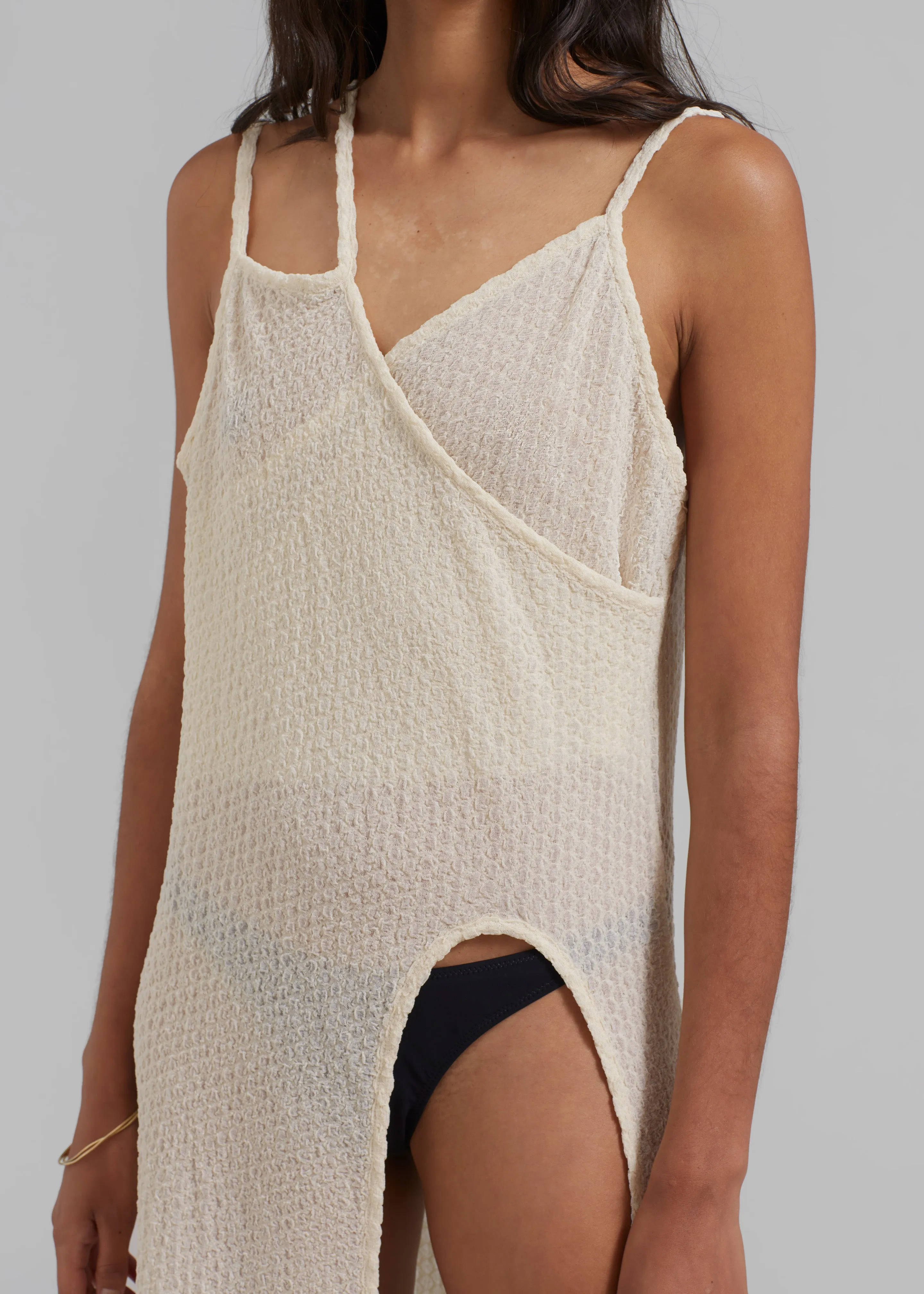 Cali Crochet Dress - Cream sold by Frankie Shop product image thumbnail 3