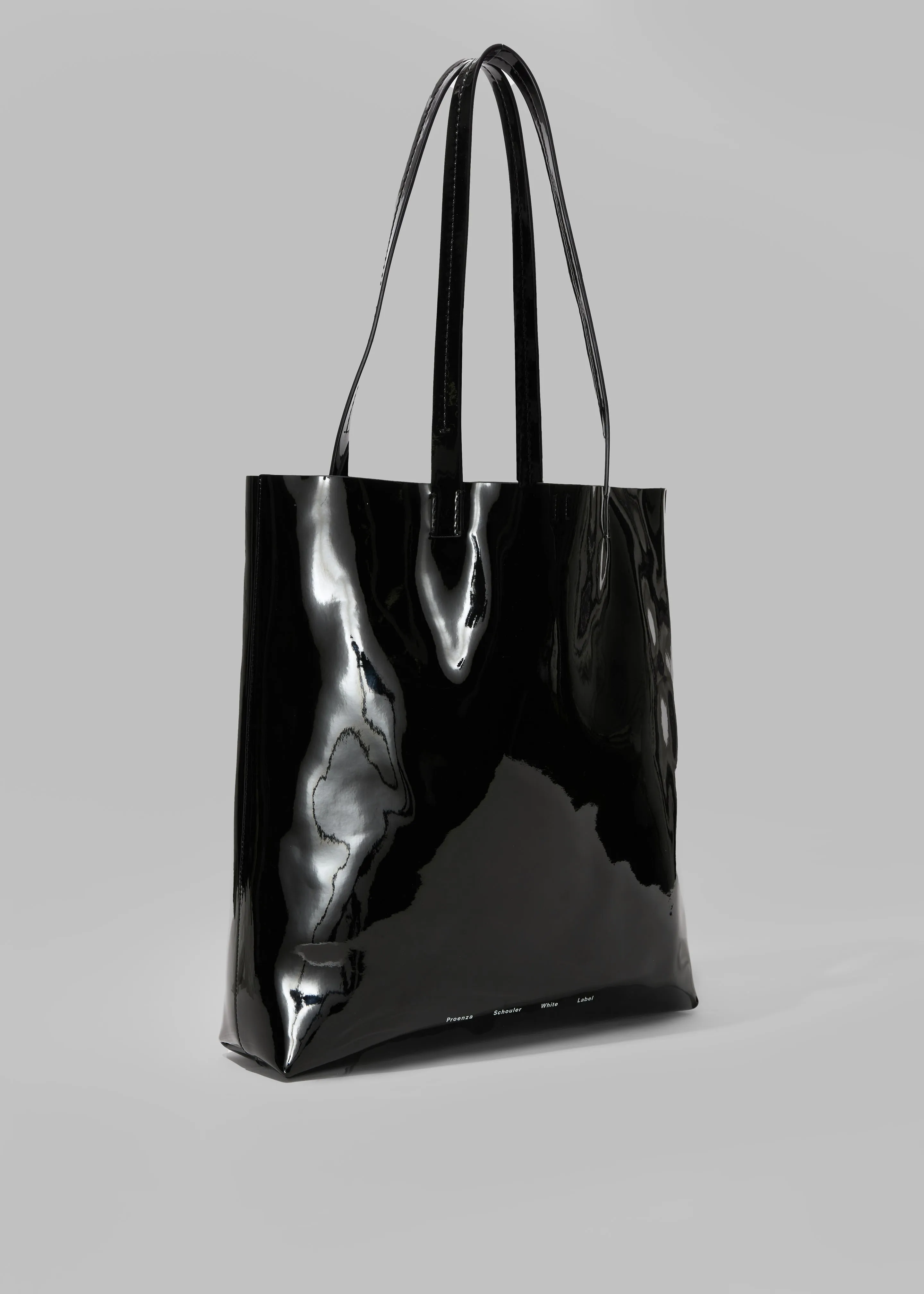 Proenza Schouler White Label Walker Patent Tote Bag - Black sold by Frankie Shop product image thumbnail 2