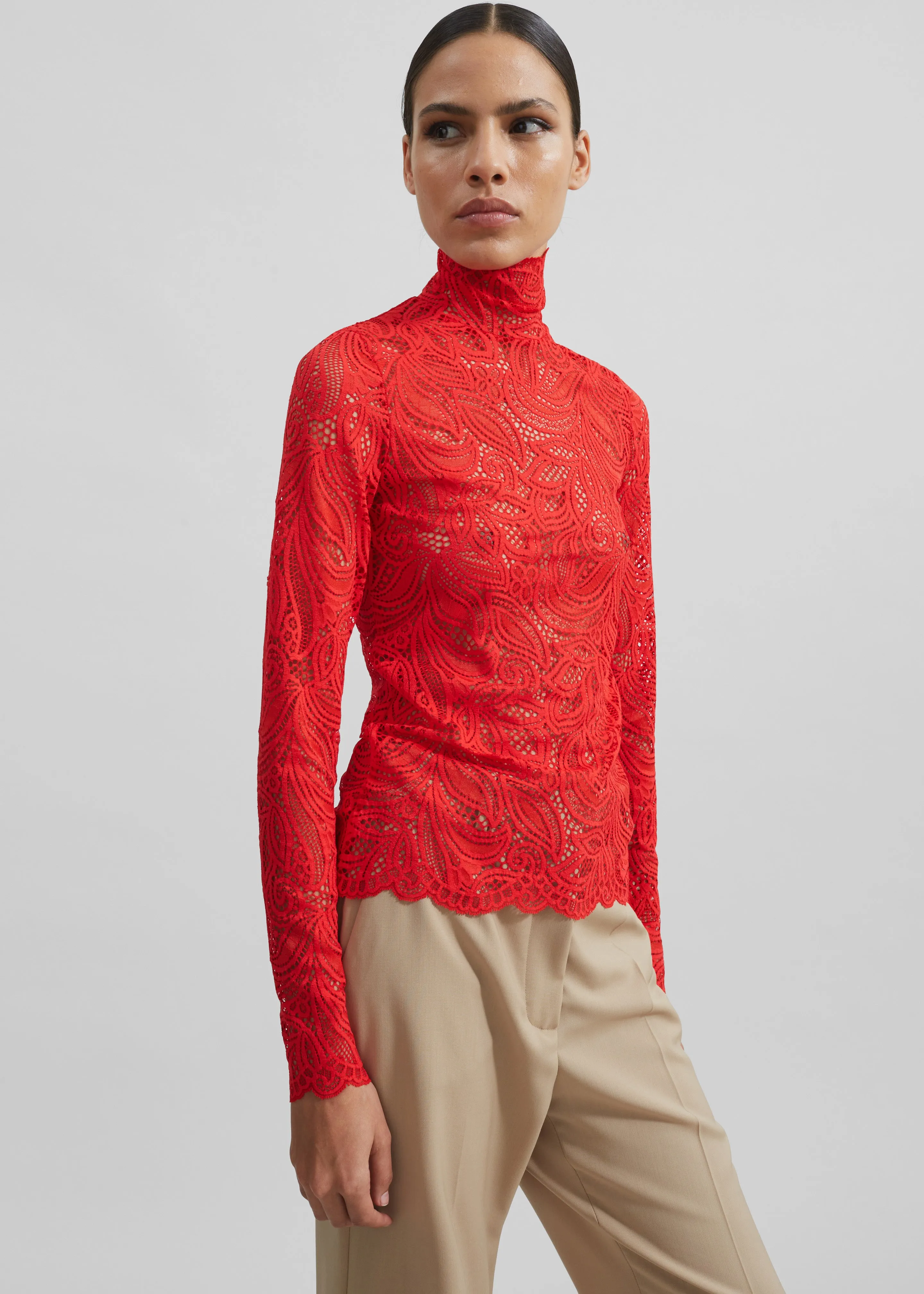 Beaufille Rodin Blouse - Red sold by Frankie Shop product image thumbnail 3