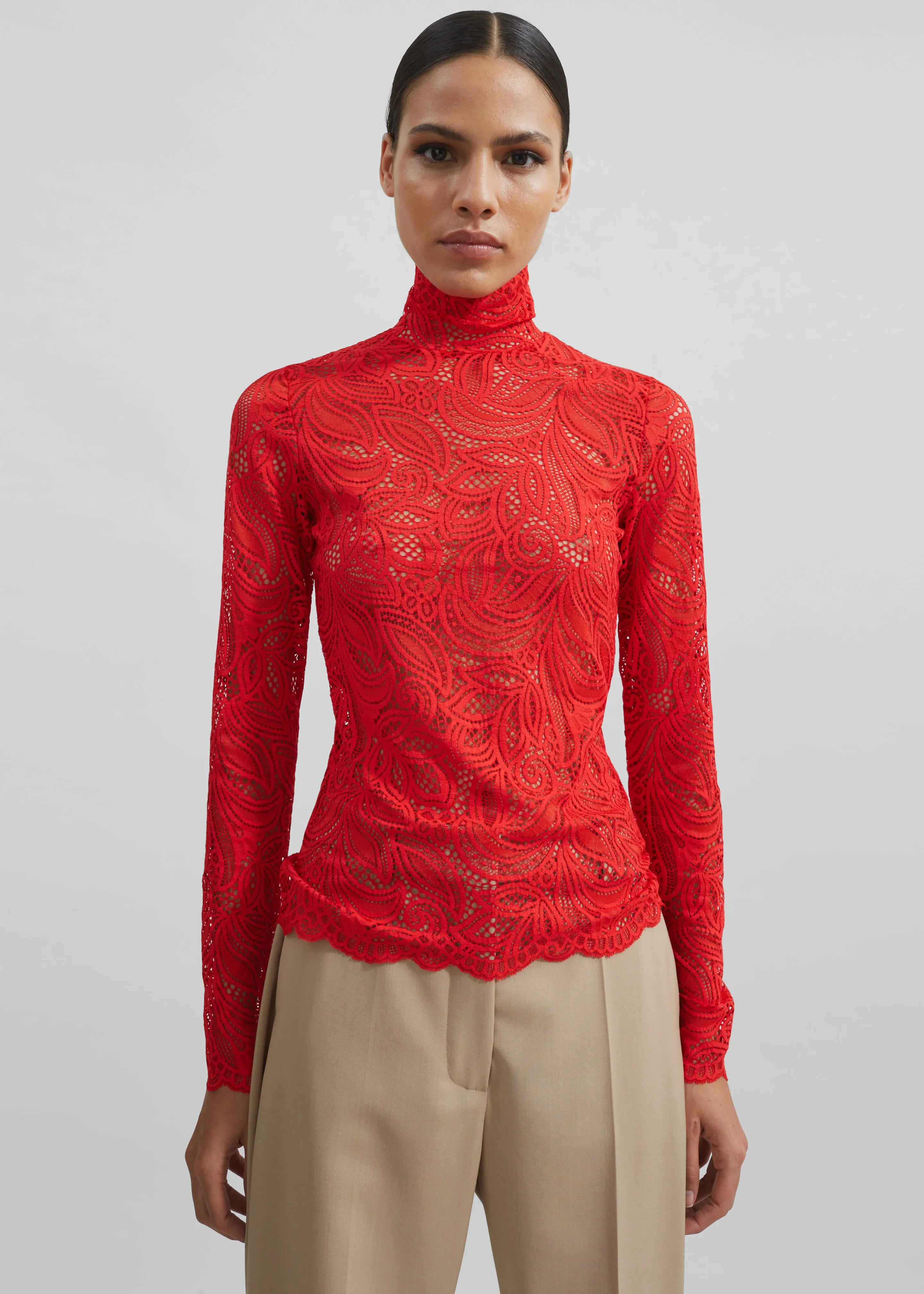 Beaufille Rodin Blouse - Red sold by Frankie Shop product image thumbnail 5