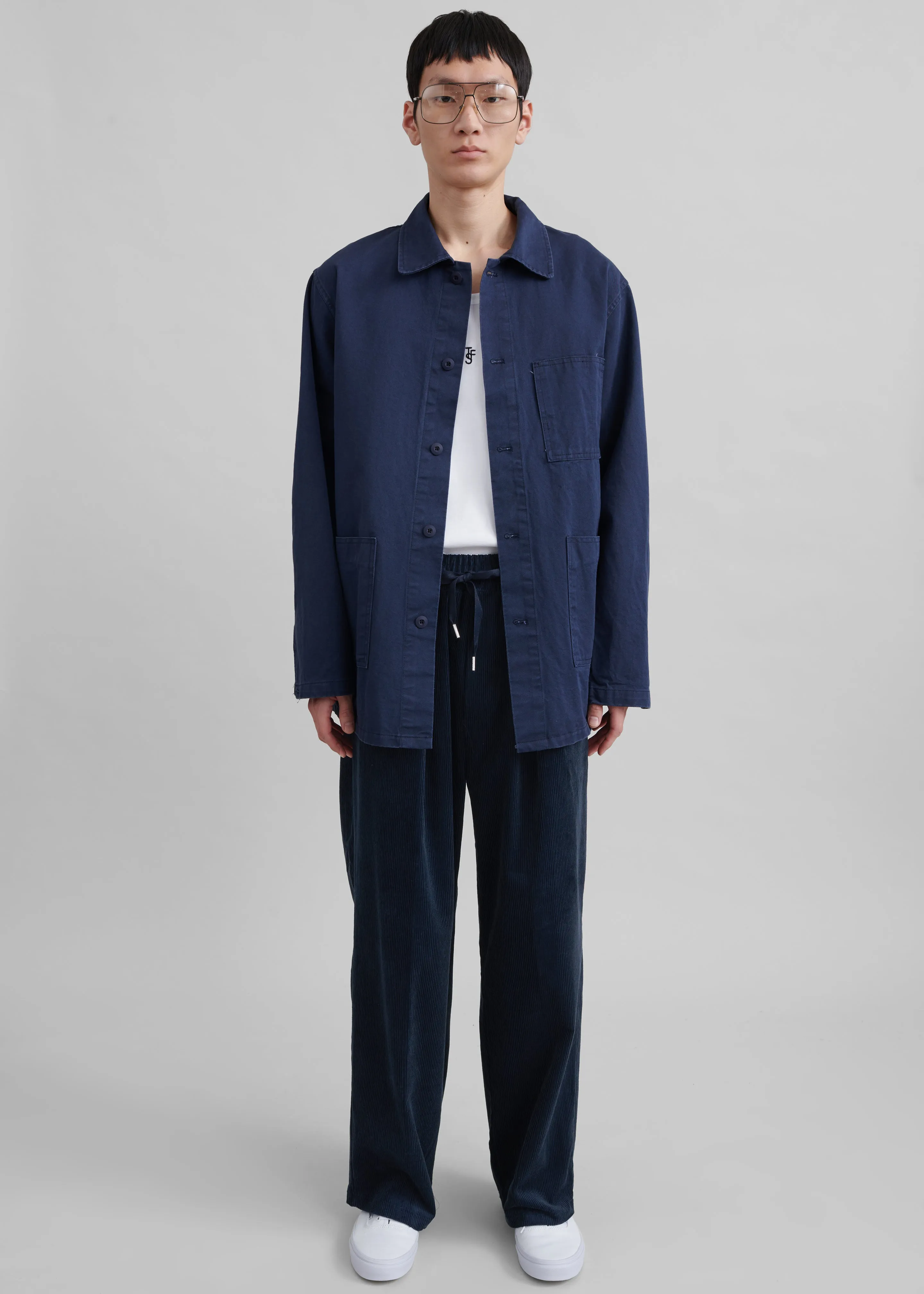 Brixton Corduroy Joggers - Navy sold by Frankie Shop product image thumbnail 4