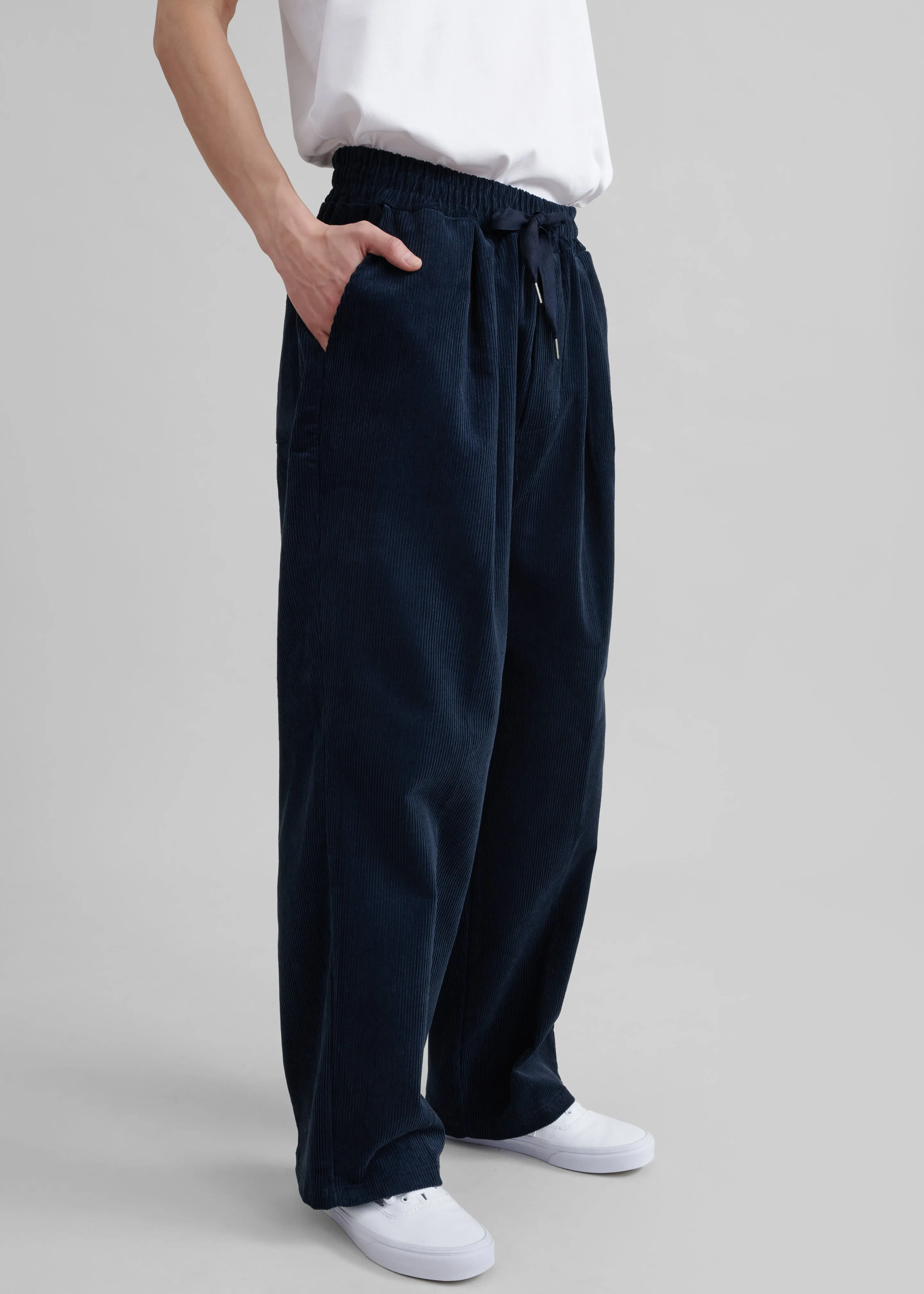 Brixton Corduroy Joggers - Navy sold by Frankie Shop product image thumbnail 5