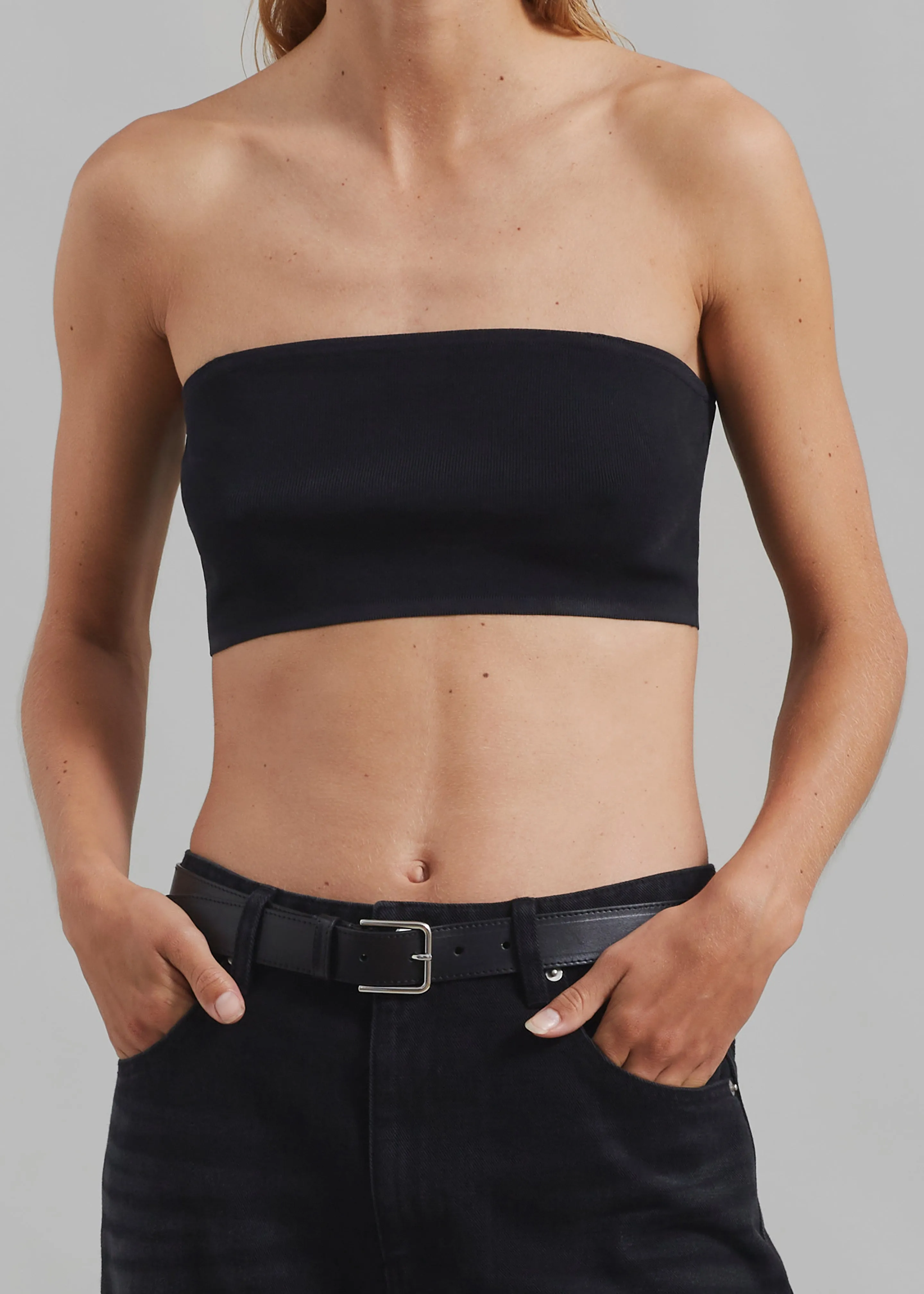 Winona Knit Bra - Black sold by Frankie Shop product image thumbnail 4