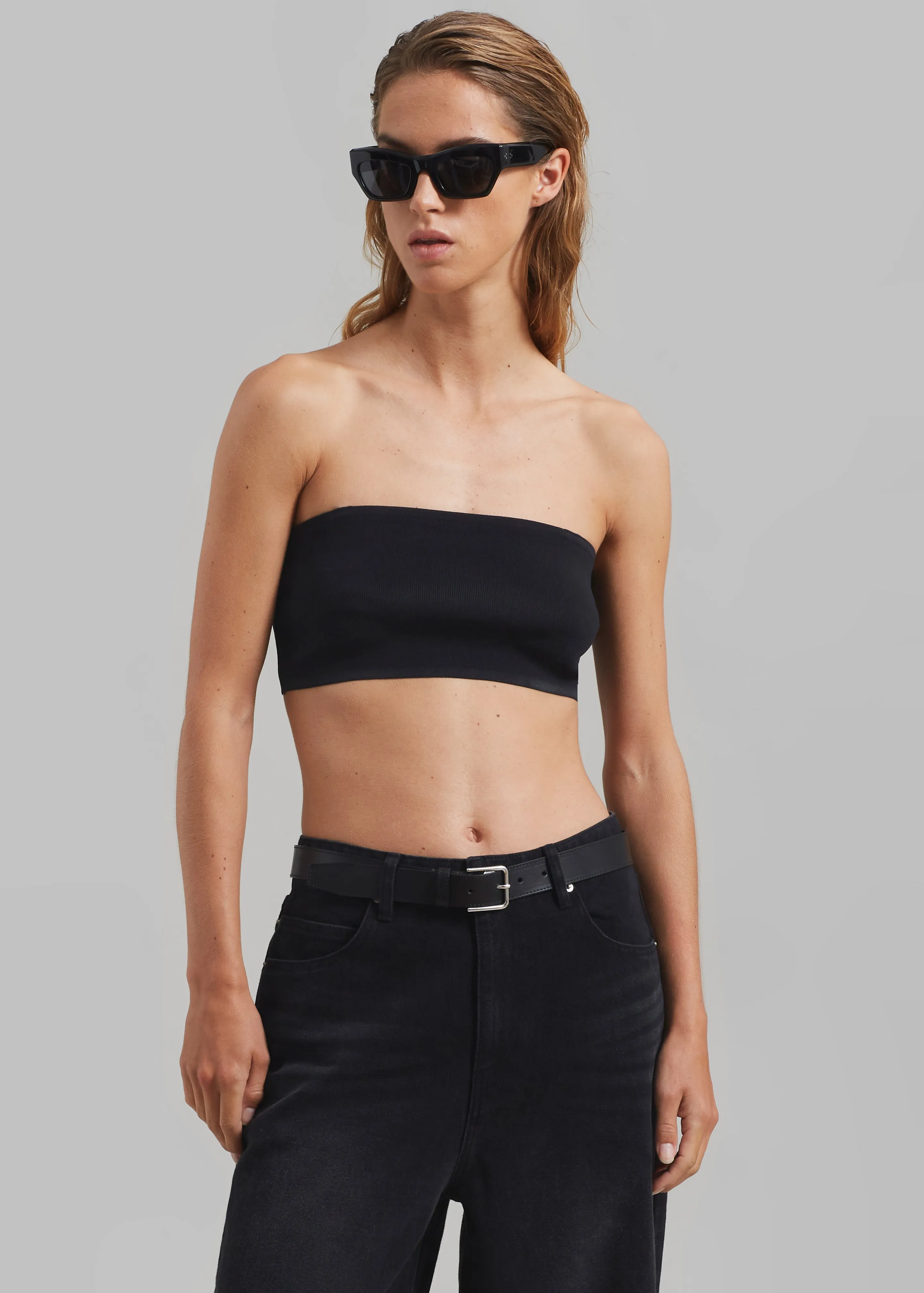 Winona Knit Bra - Black sold by Frankie Shop