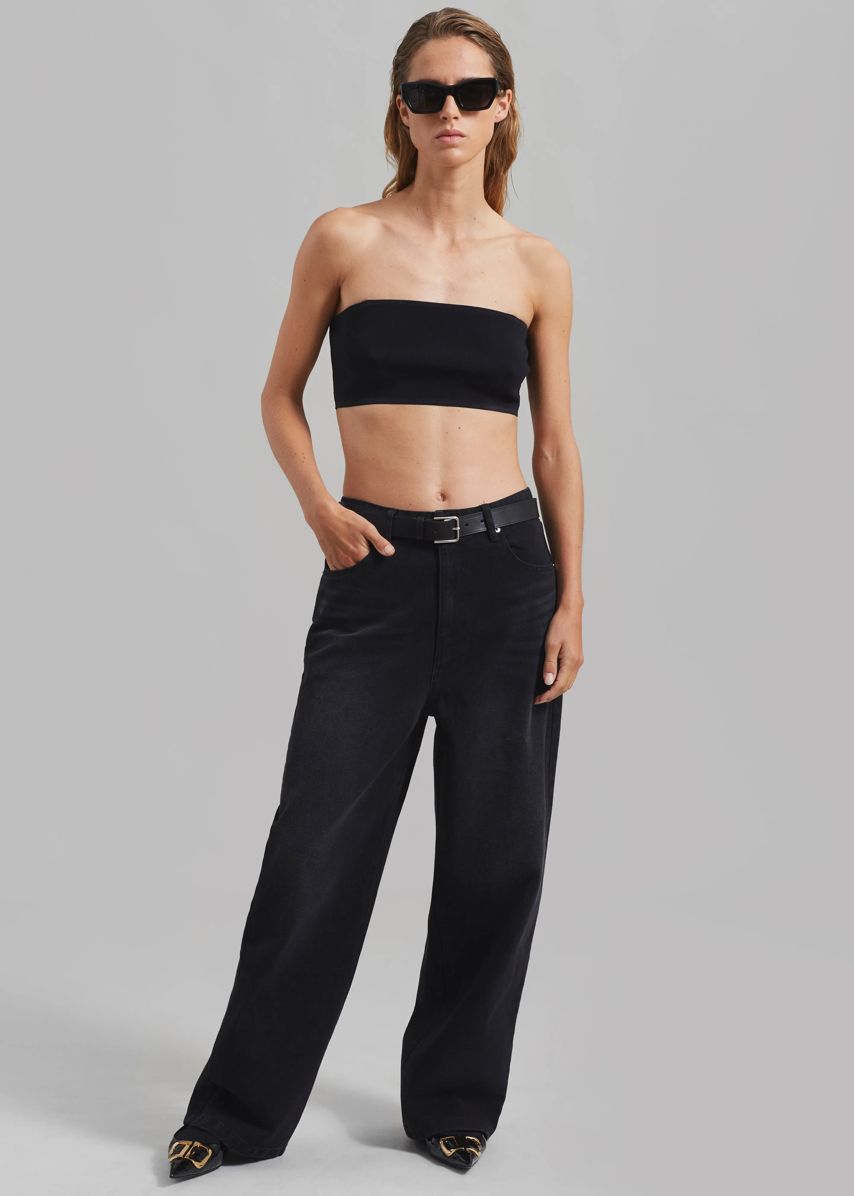 Winona Knit Bra - Black sold by Frankie Shop product image thumbnail 5