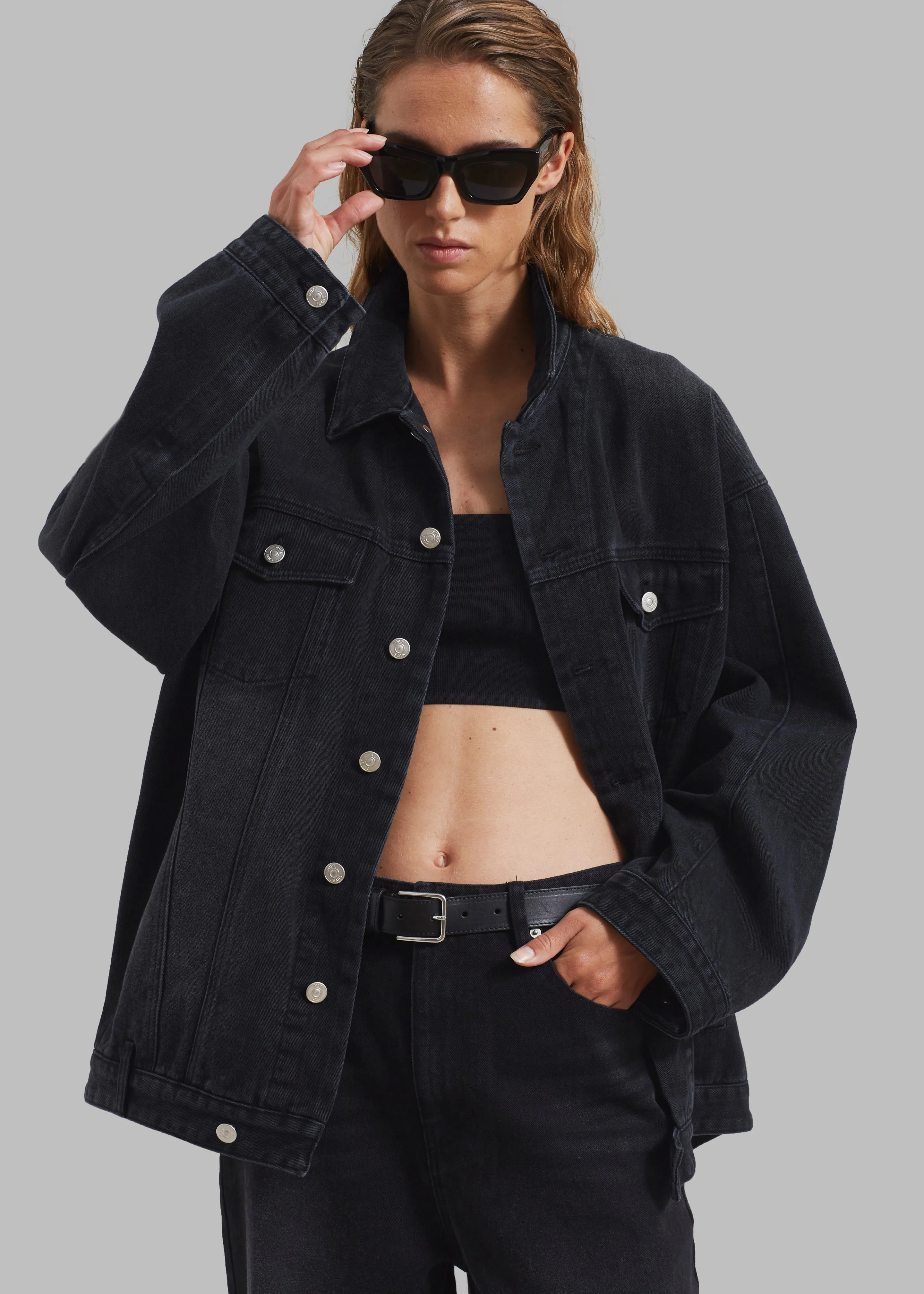 Winona Knit Bra - Black sold by Frankie Shop product image thumbnail 2