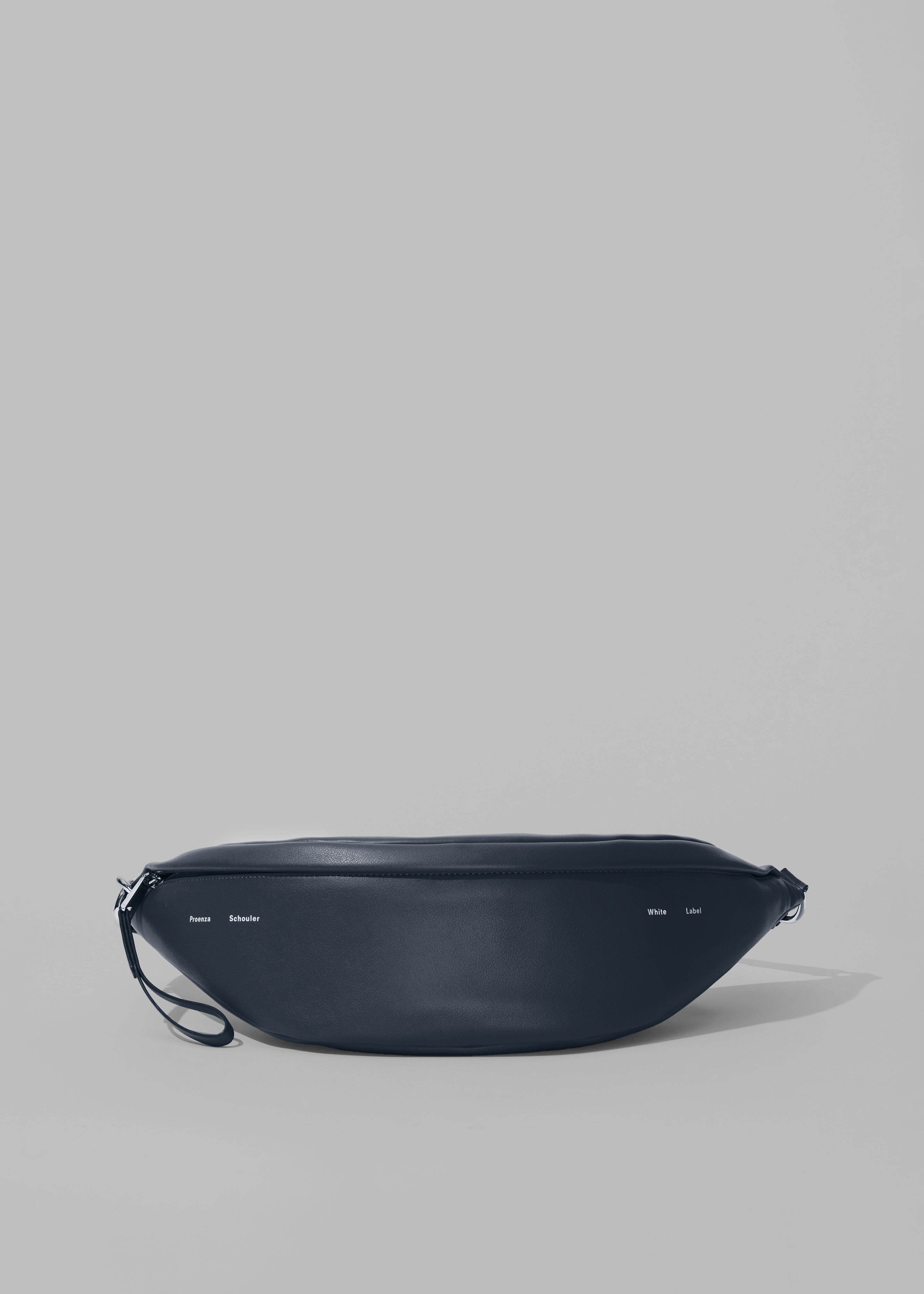 Proenza Schouler White Label Stanton Leather Sling Bag - Navy sold by Frankie Shop