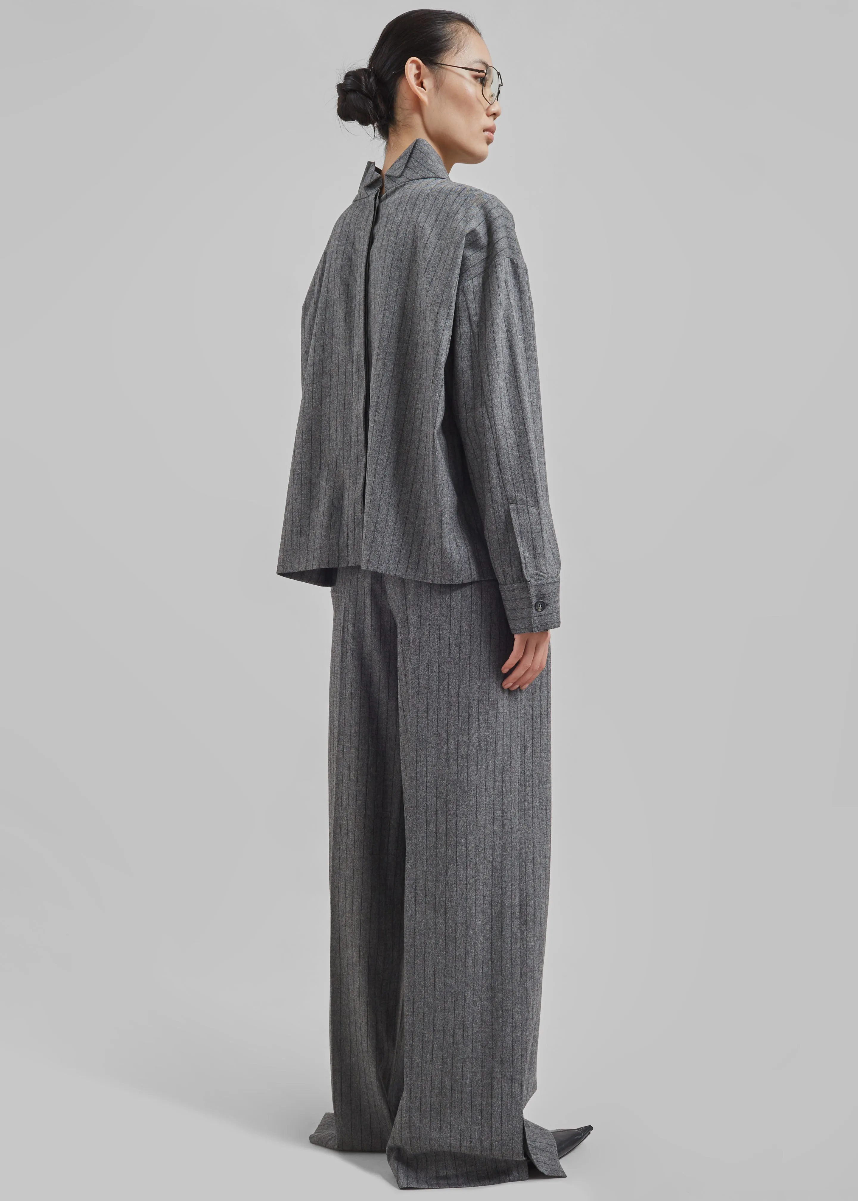 The Garment Tilda Top - Grey/Black Stripe sold by Frankie Shop product image thumbnail 5