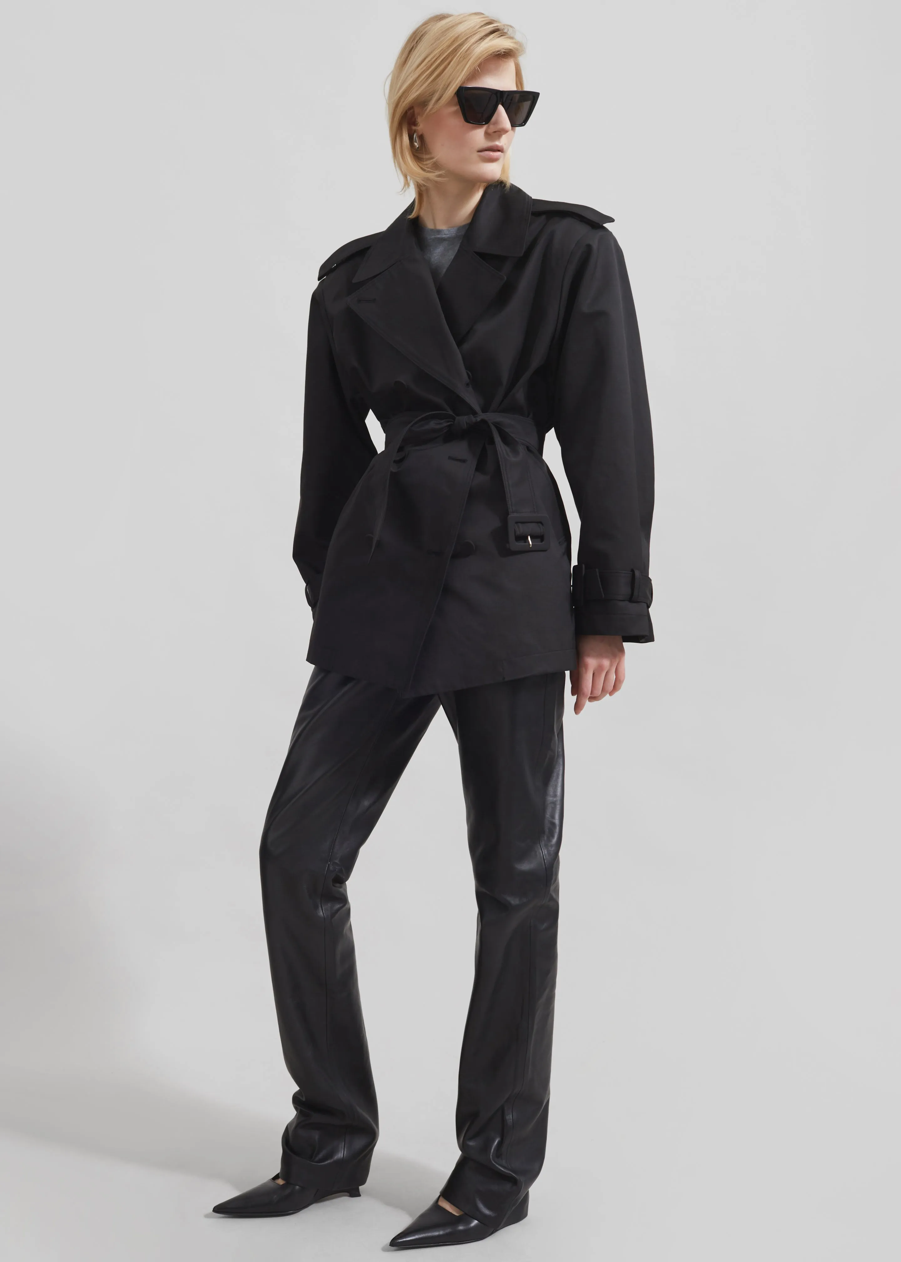 Raleigh Trench Coat - Black sold by Frankie Shop product image thumbnail 4