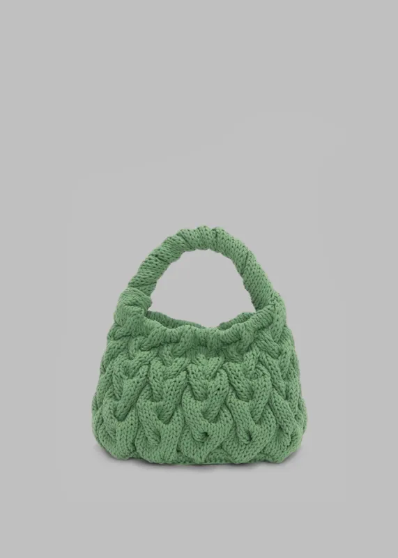 JW Anderson Cable Knit Bag - Green sold by Frankie Shop