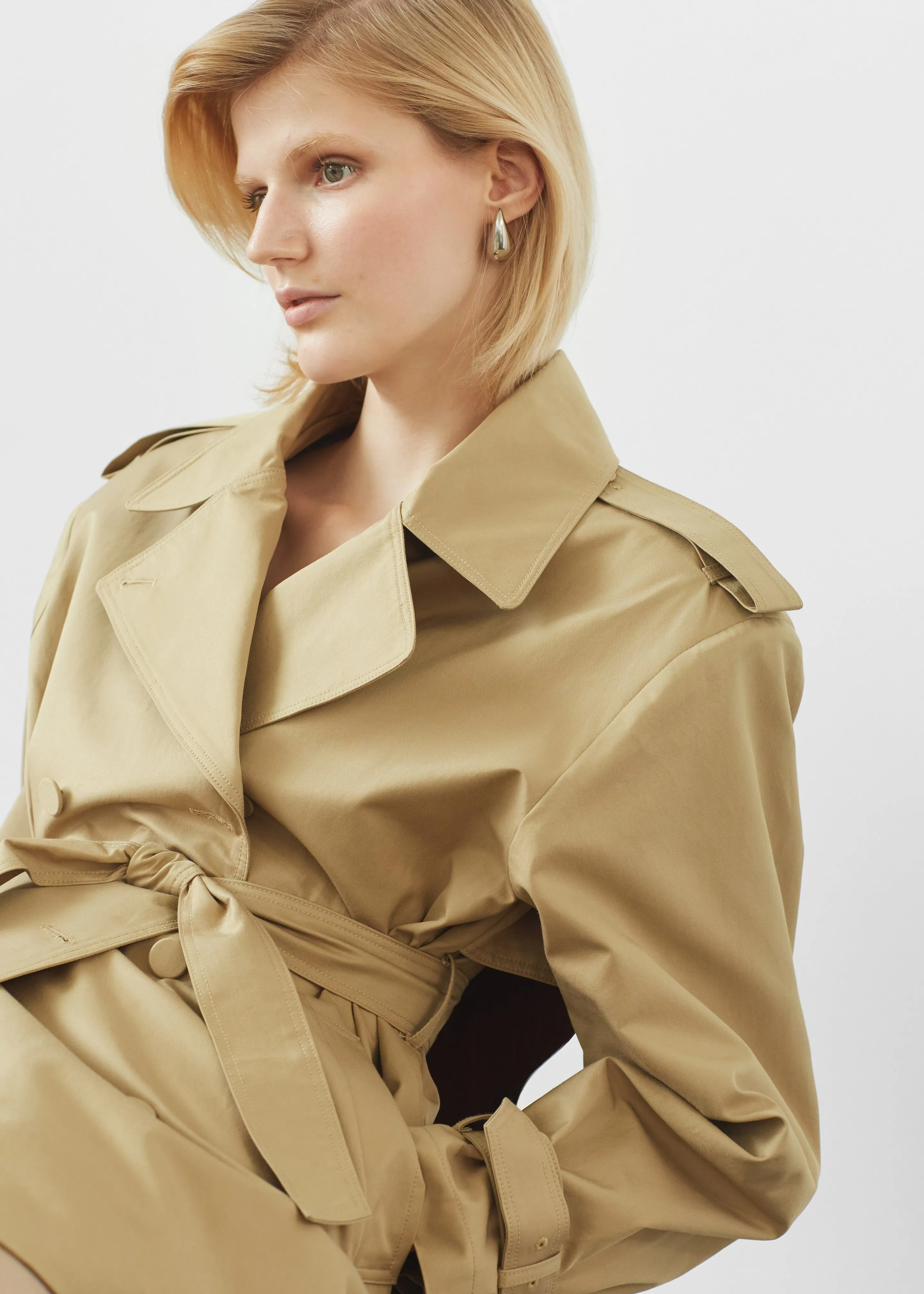 Raleigh Trench Coat - Beige sold by Frankie Shop product image thumbnail 3
