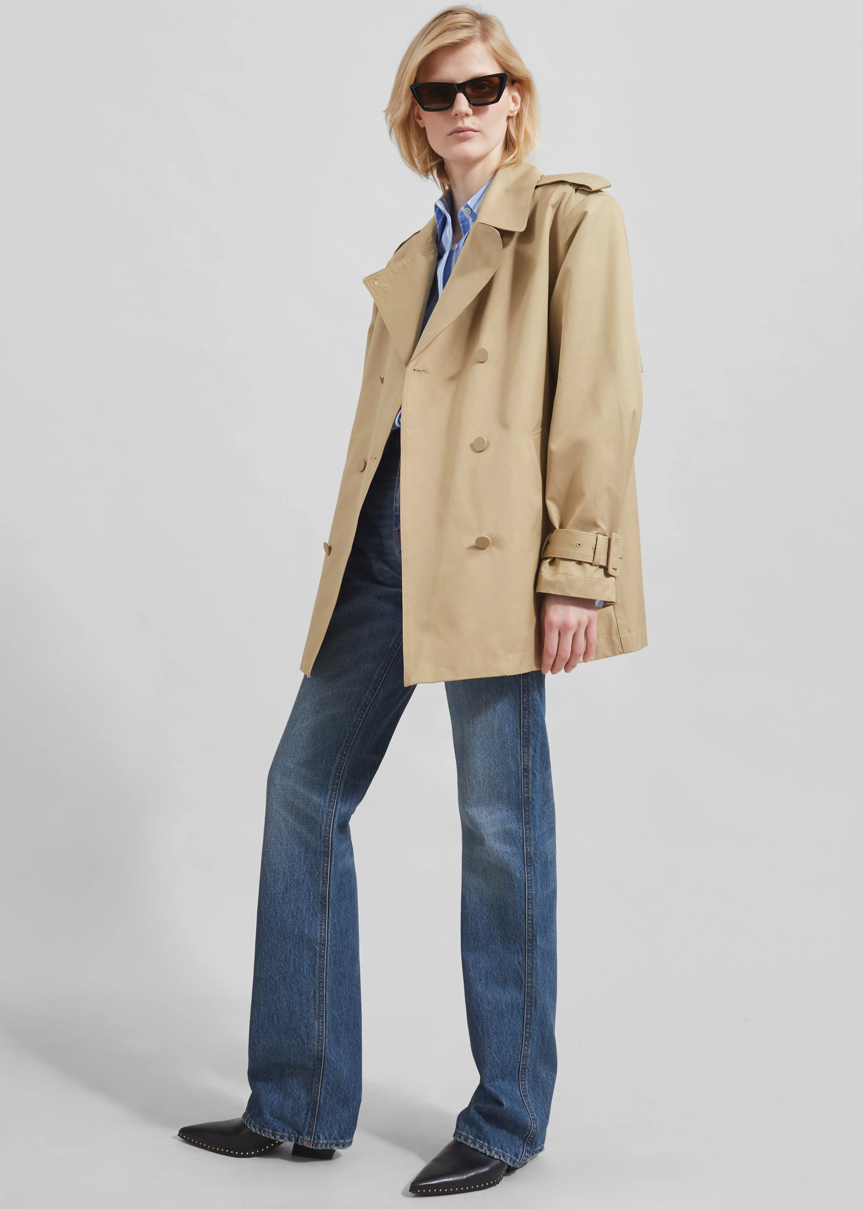 Raleigh Trench Coat - Beige sold by Frankie Shop product image thumbnail 4